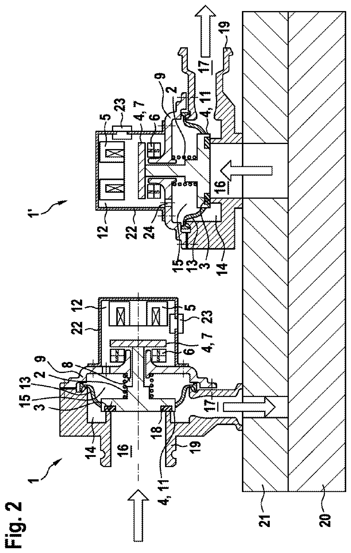 Patent US12562393 Figure 2 – Method for operating a fuel cell system, shutoff valve and fuel cell stack
