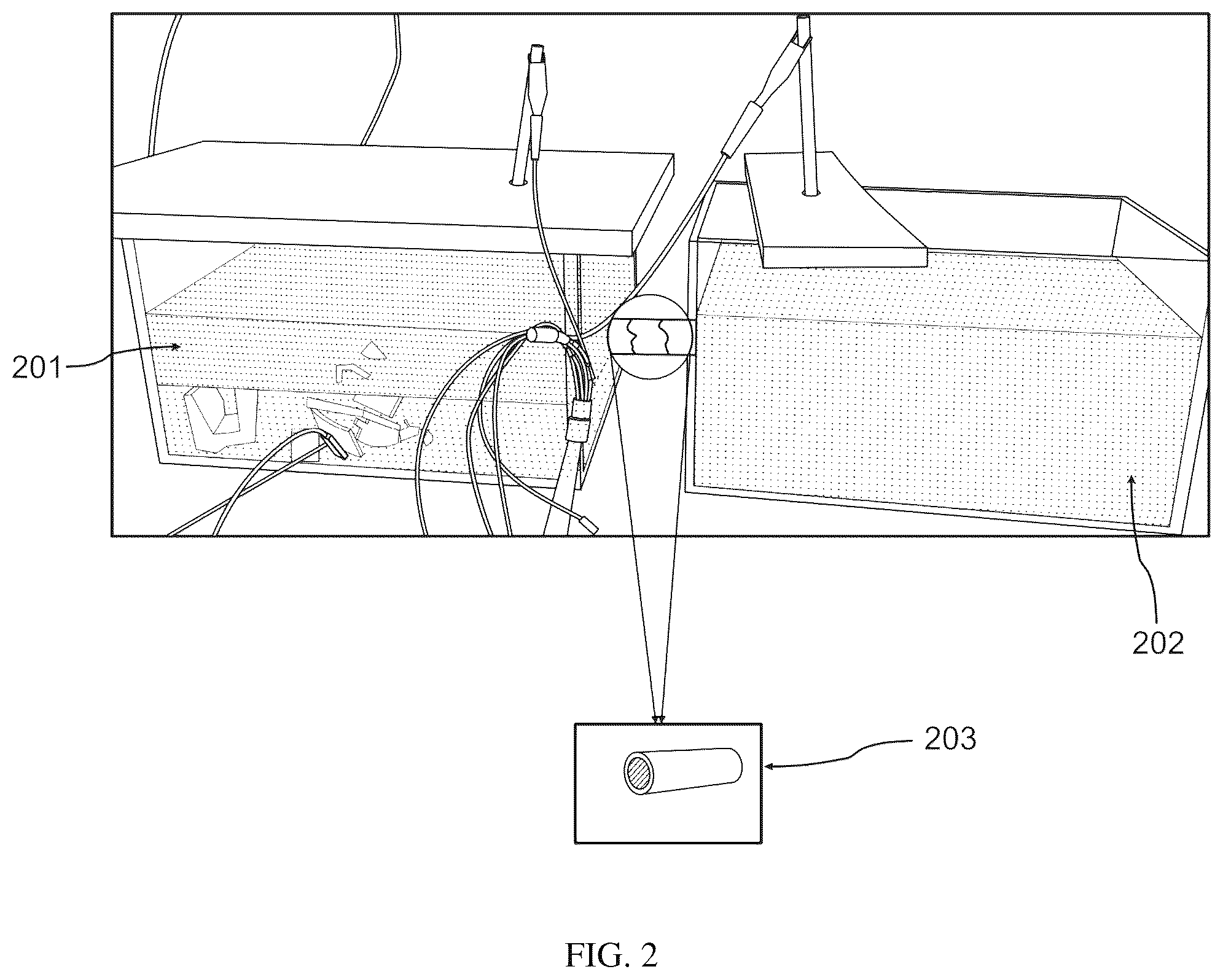 Patent US12562395 Figure 2 – Microbial electrochemical cell (MECC) for waste degradation