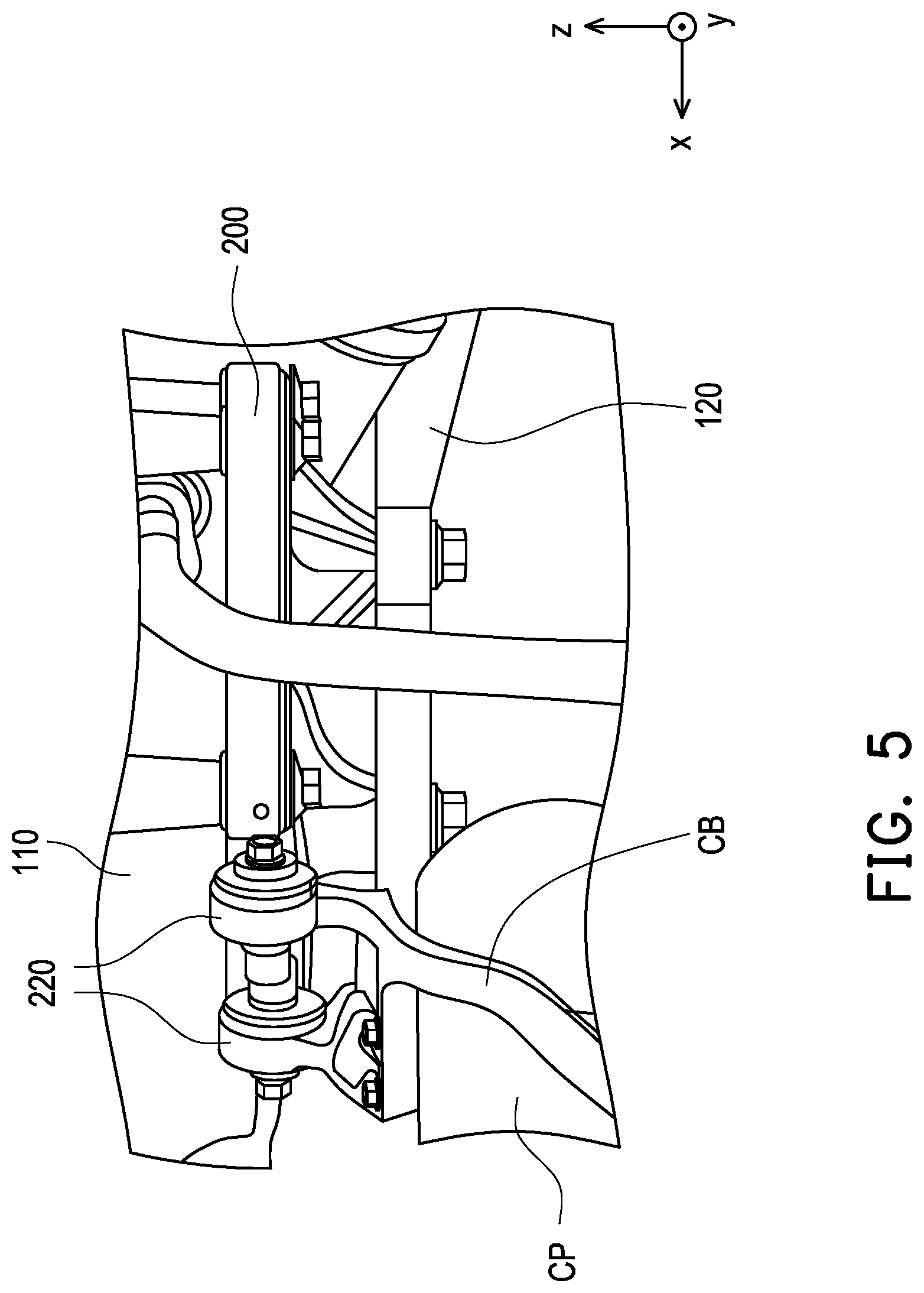 Patent US12562396 Figure 5 – Fuel cell system structure