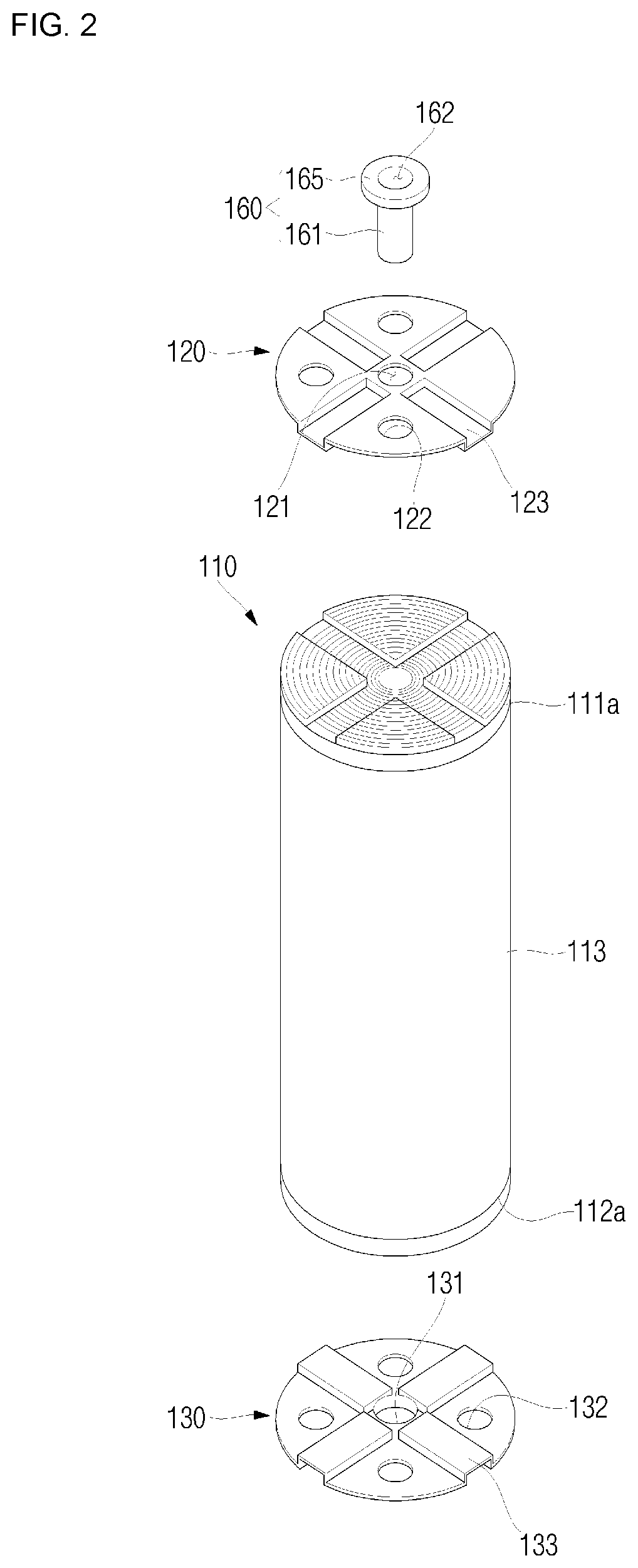 Patent US12562403 Figure 2 – Secondary battery