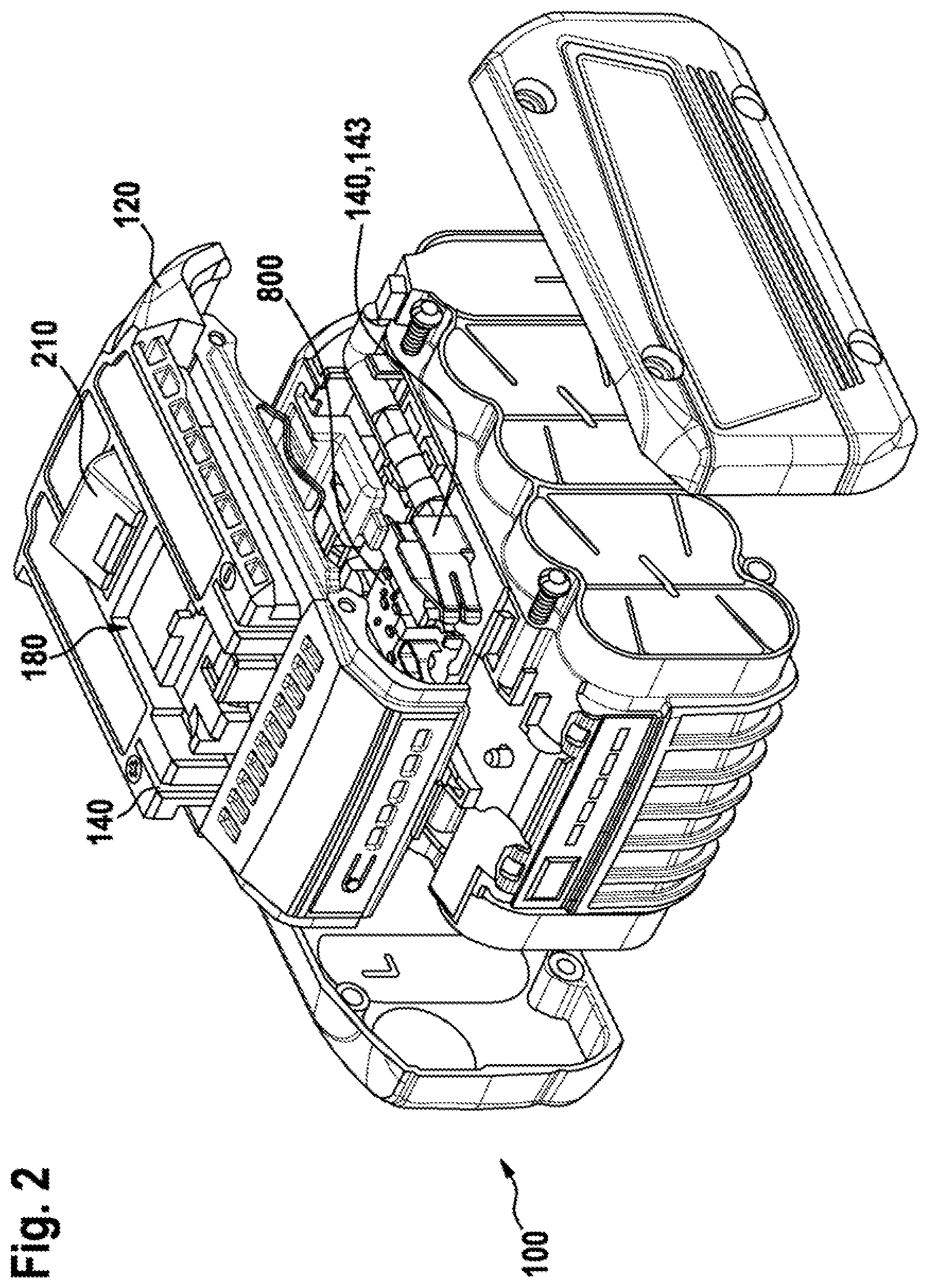 Patent US12562406 Figure 2 – Hand-held power tool and rechargeable battery pack for a hand-held power tool
