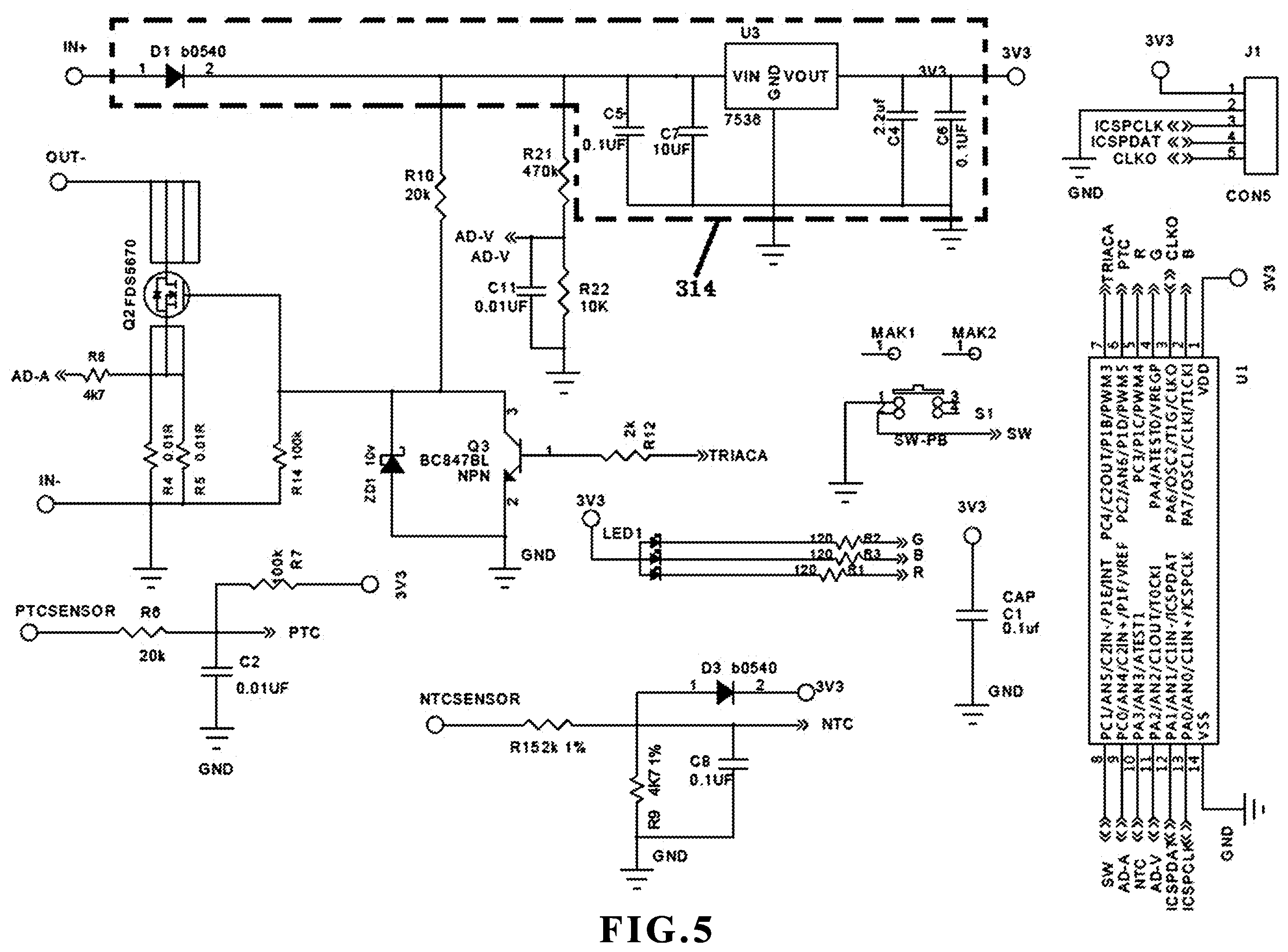Patent US12562408 Figure 5 – Intelligent-identification quick-charge electric blanket