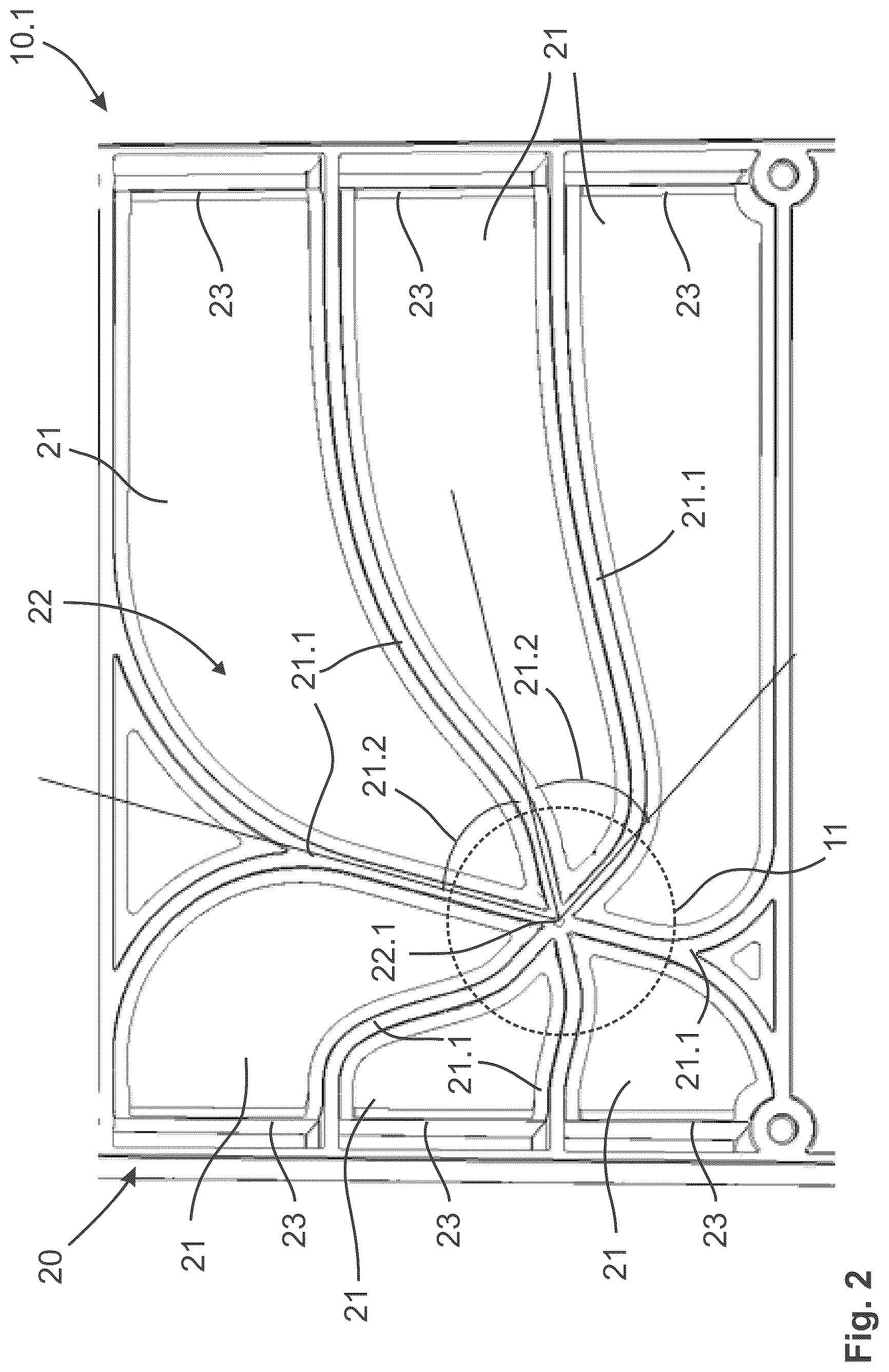 Patent US12562413 Figure 2 – Battery housing, battery and method for manufacturing a battery