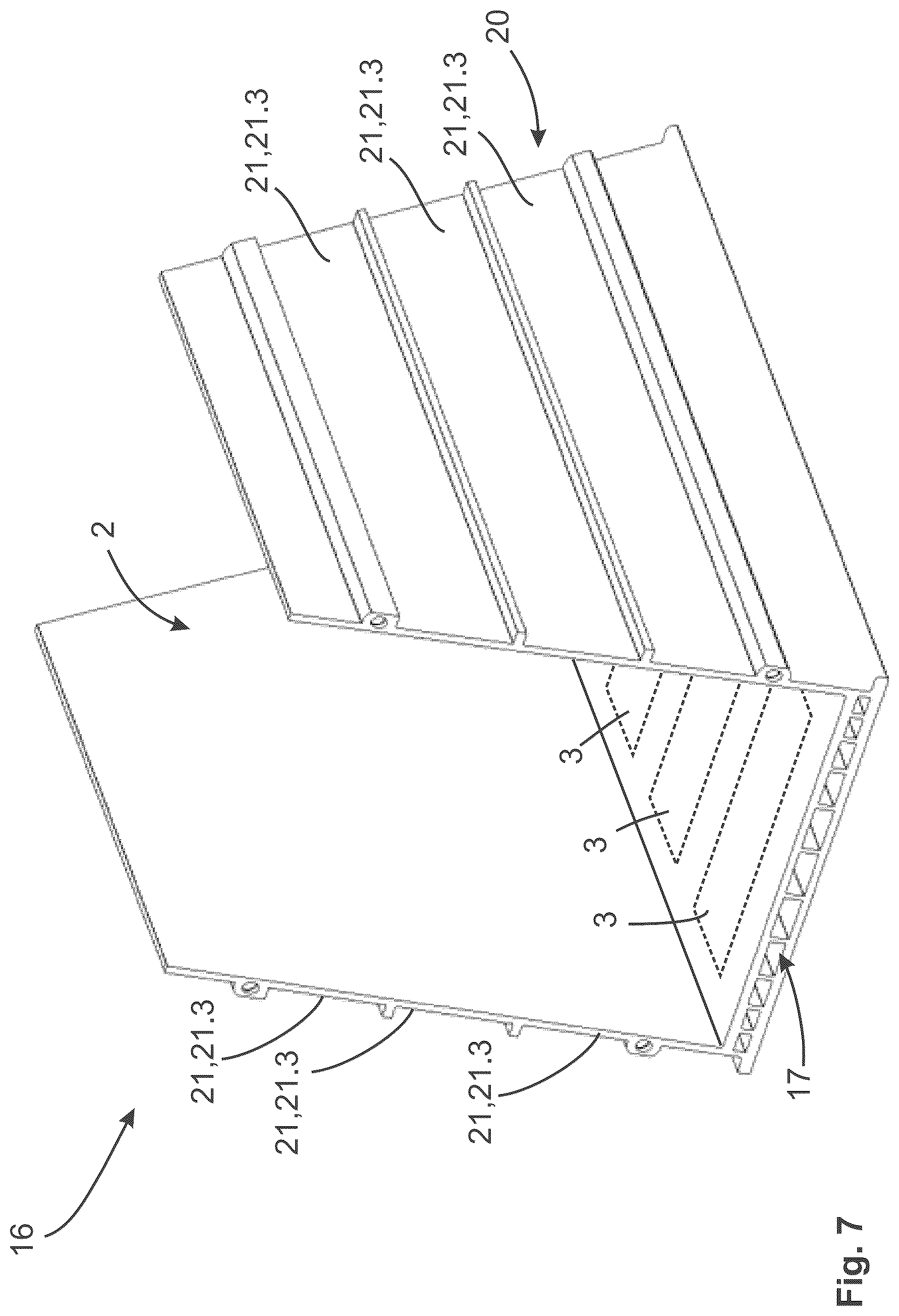 Patent US12562413 Figure 7 – Battery housing, battery and method for manufacturing a battery