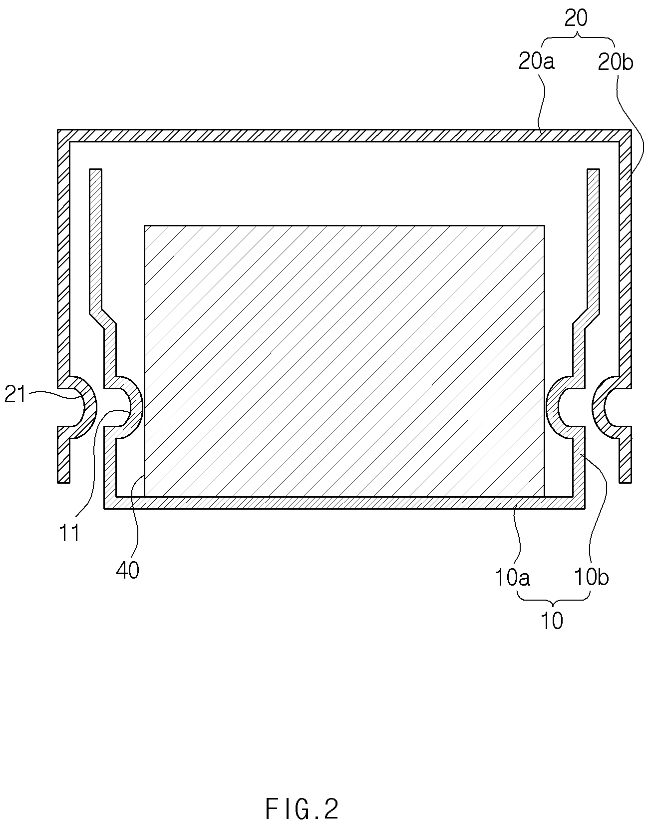 Patent US12562419 Figure 2 – Button-type secondary battery