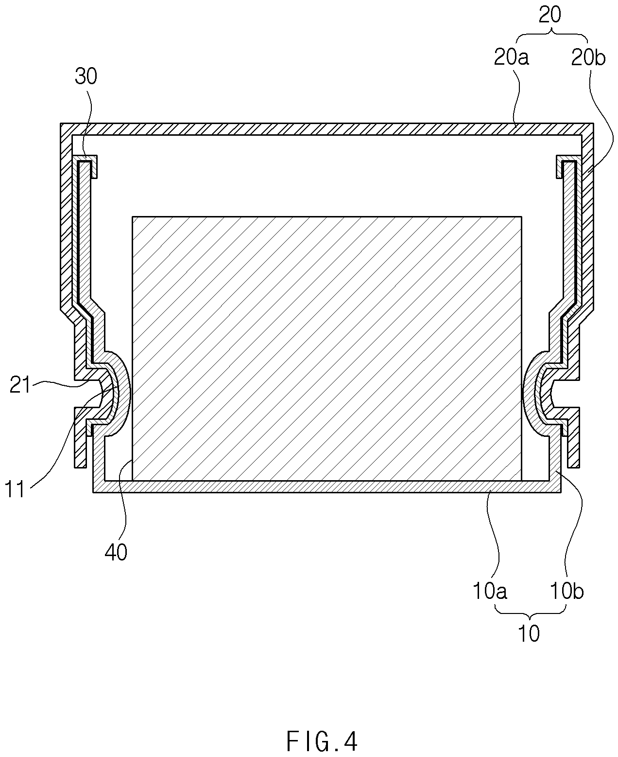 Patent US12562419 Figure 4 – Button-type secondary battery
