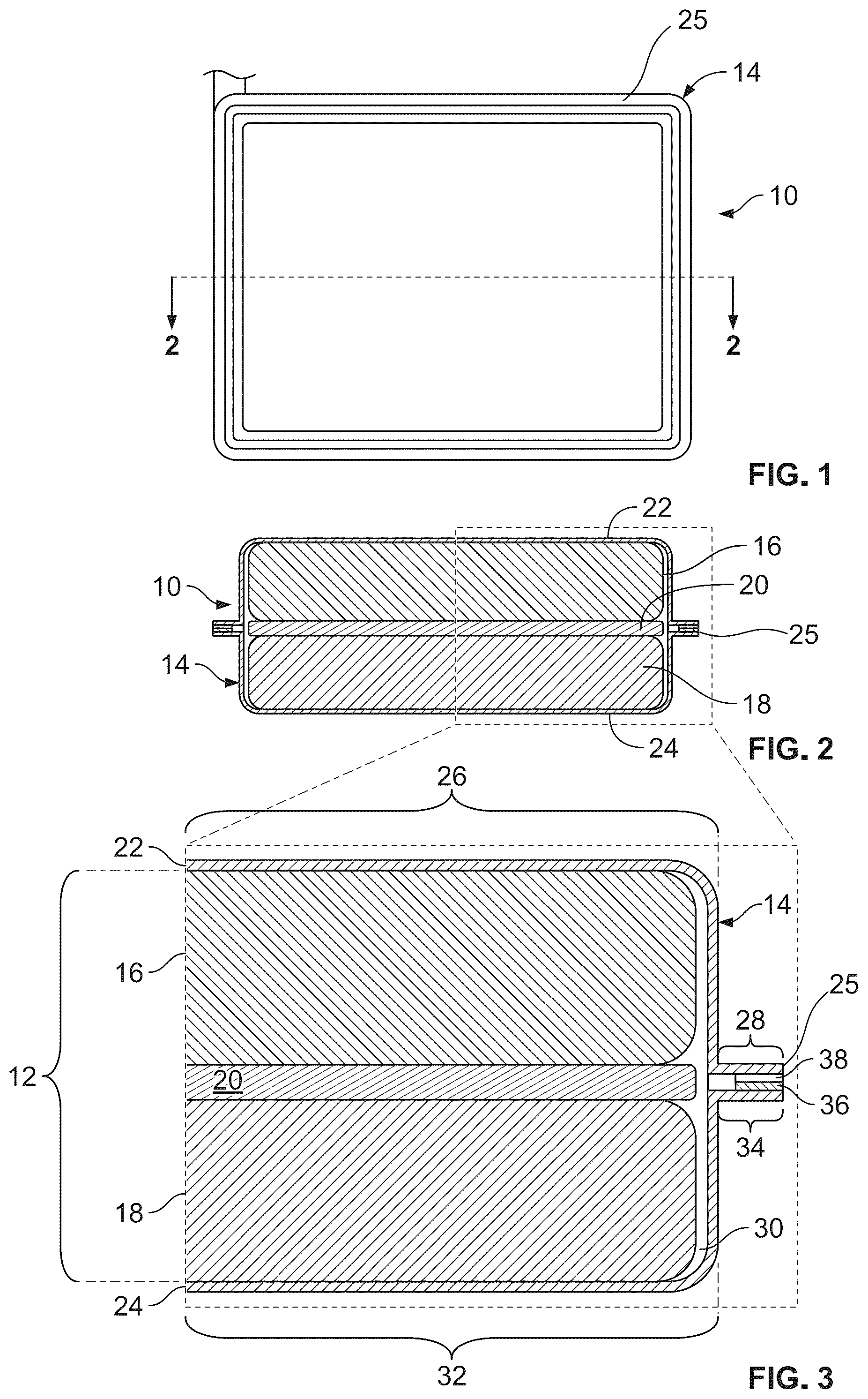 Patent US12562421 — Enclosures for electrochemical cells — Figure 1