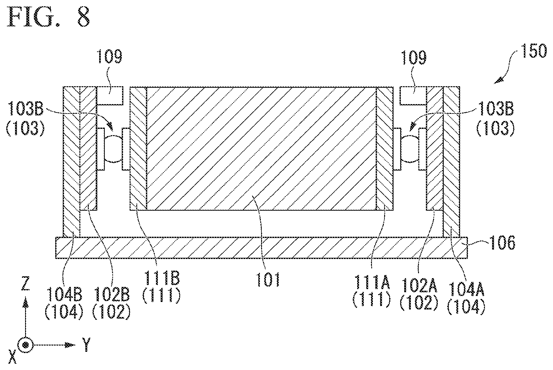 Patent US12562425 Figure 5 – Battery pack