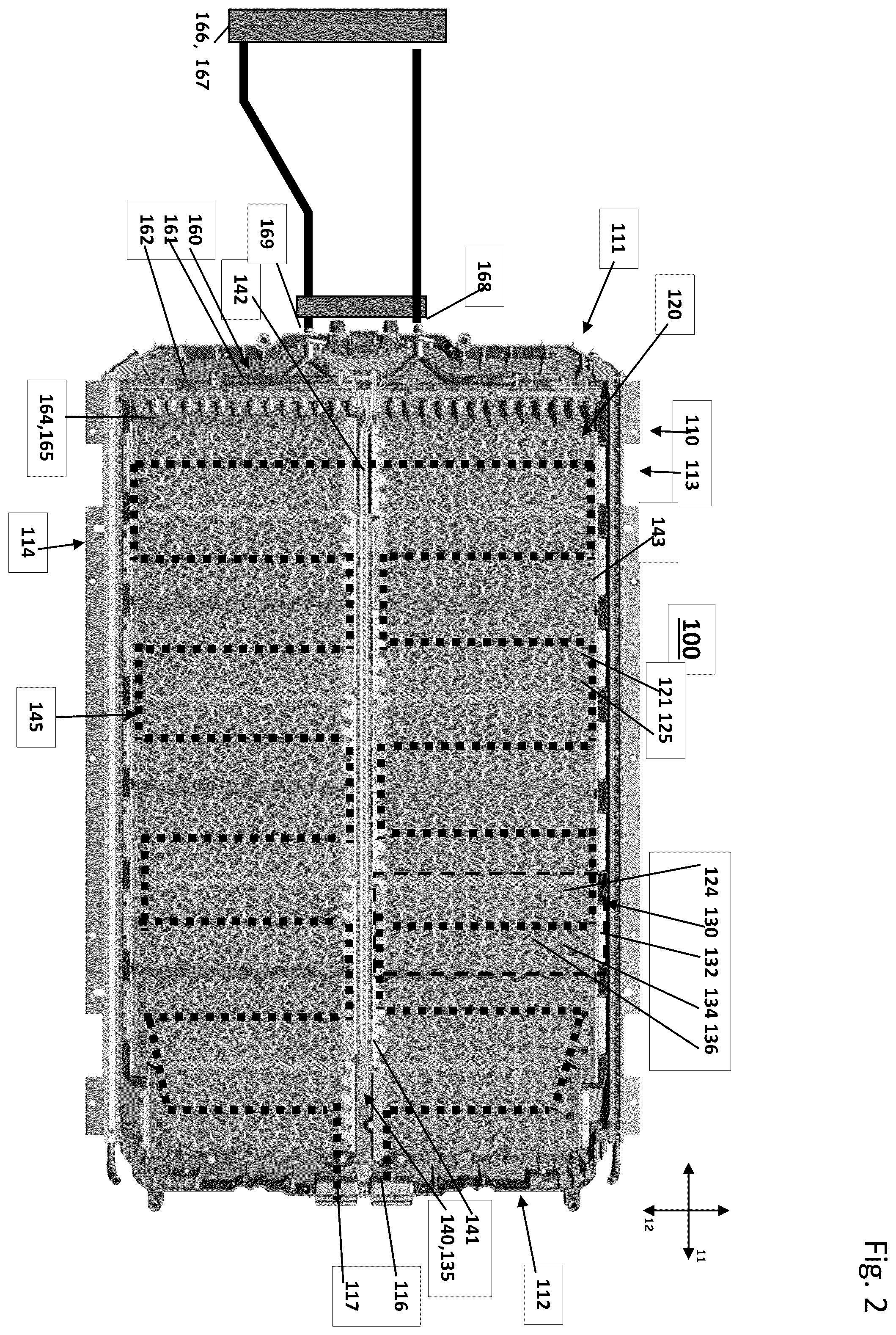 Patent US12562428 Figure 2 – Method and apparatus for a multi-cell rechargeable energy storage device