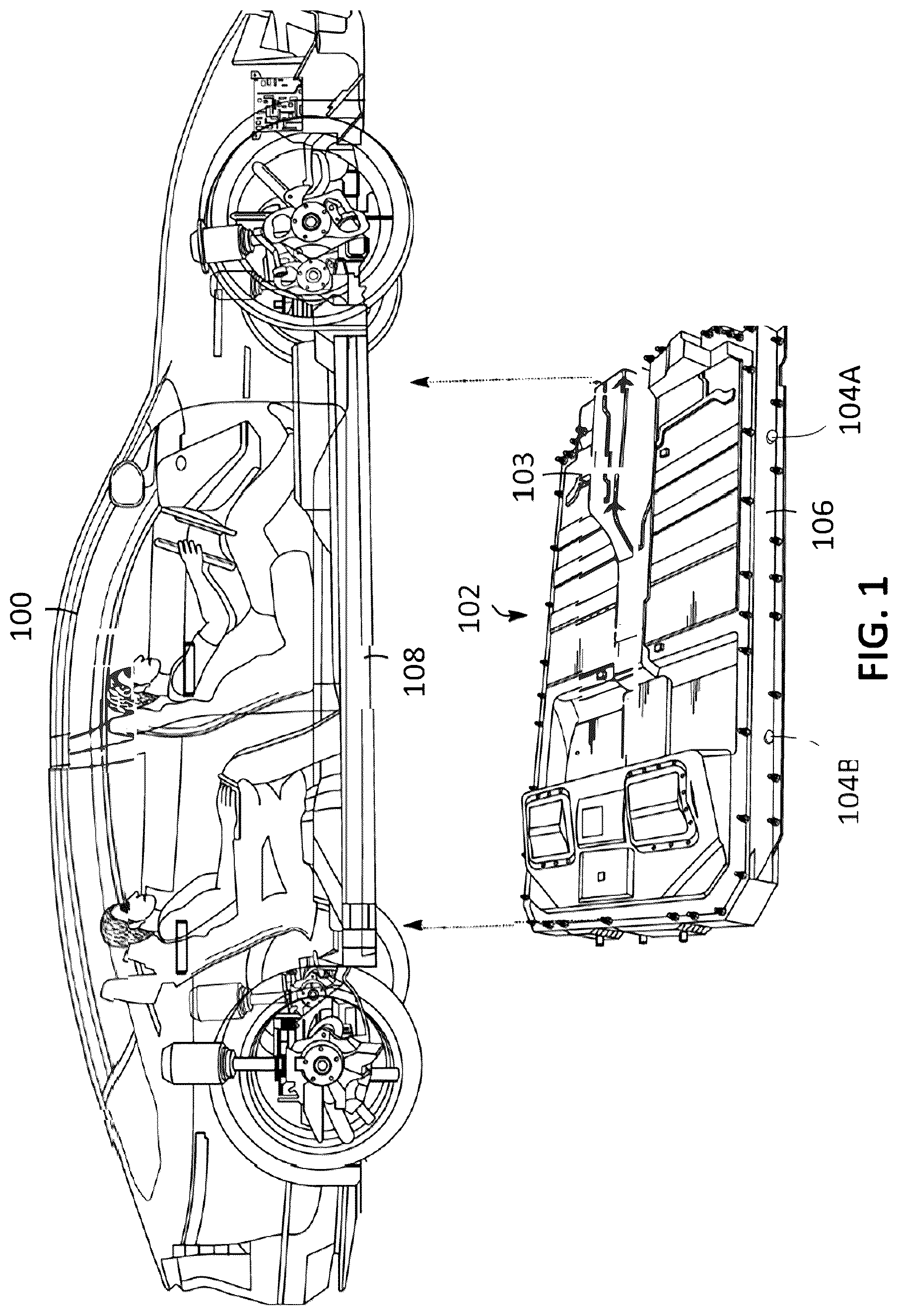 Patent US12562429 — Mechanical vent for battery pack — Figure 1