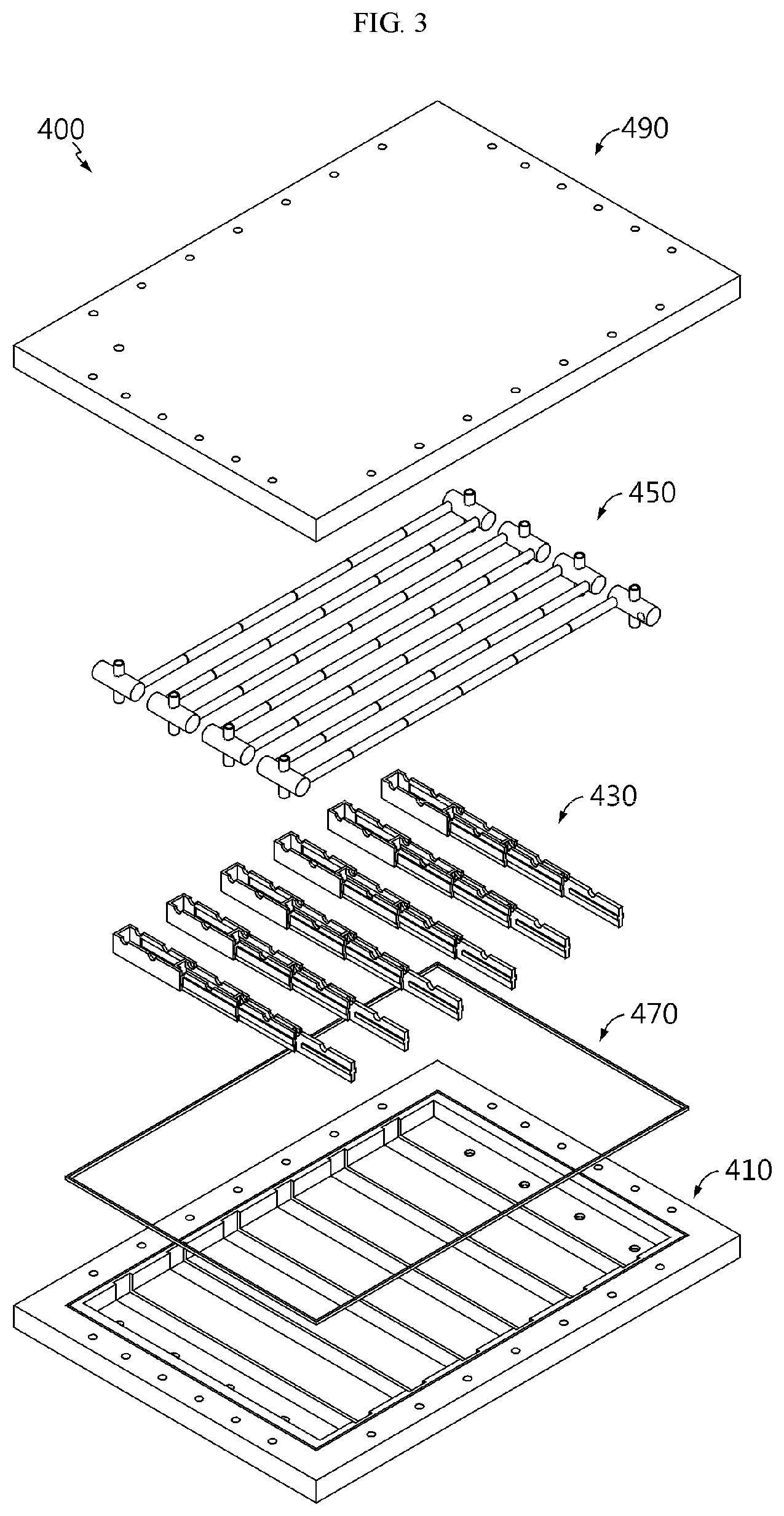 Patent US12562430 Figure 3 – Battery module, and battery pack and automobile including same