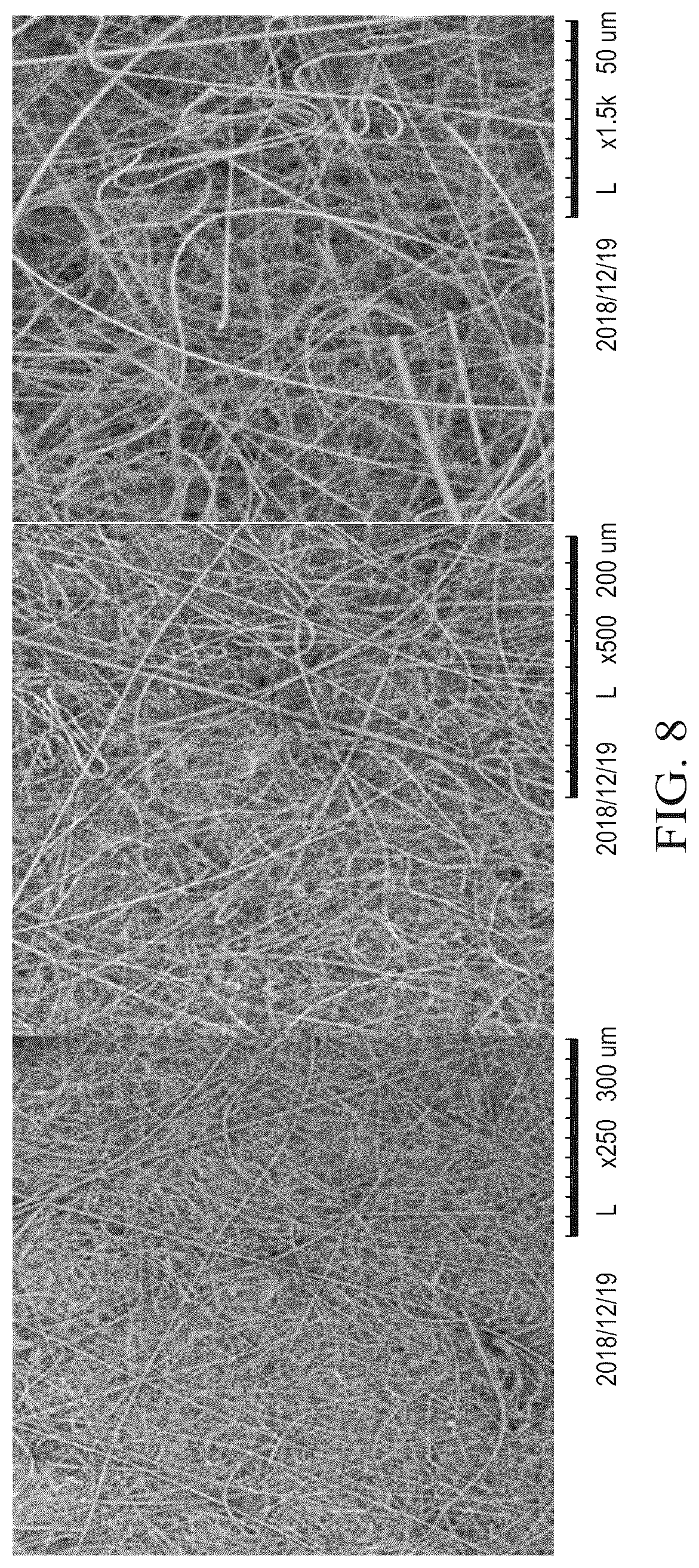 Patent US12562434 Figure 14 – Lightweight nonwoven fiber mats