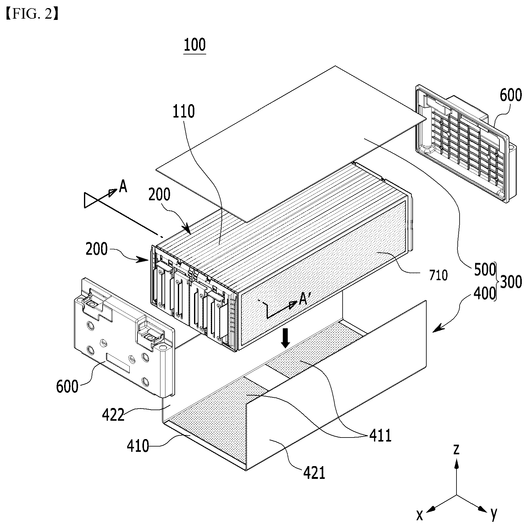 Patent US12562439 Figure 2 – Apparatus and method of manufacturing battery module