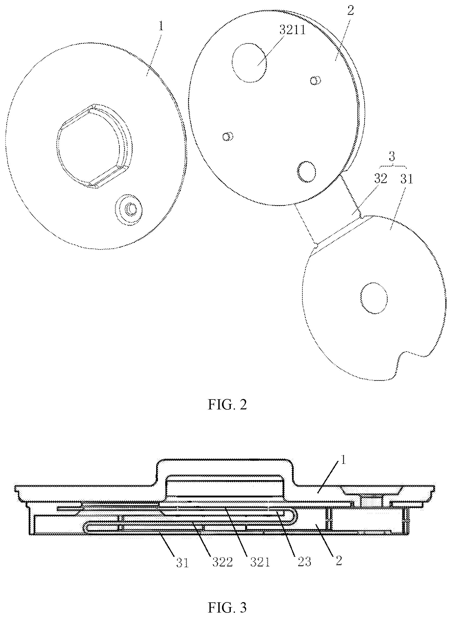 Patent US12562442 Figure 2 – Lid plate and battery