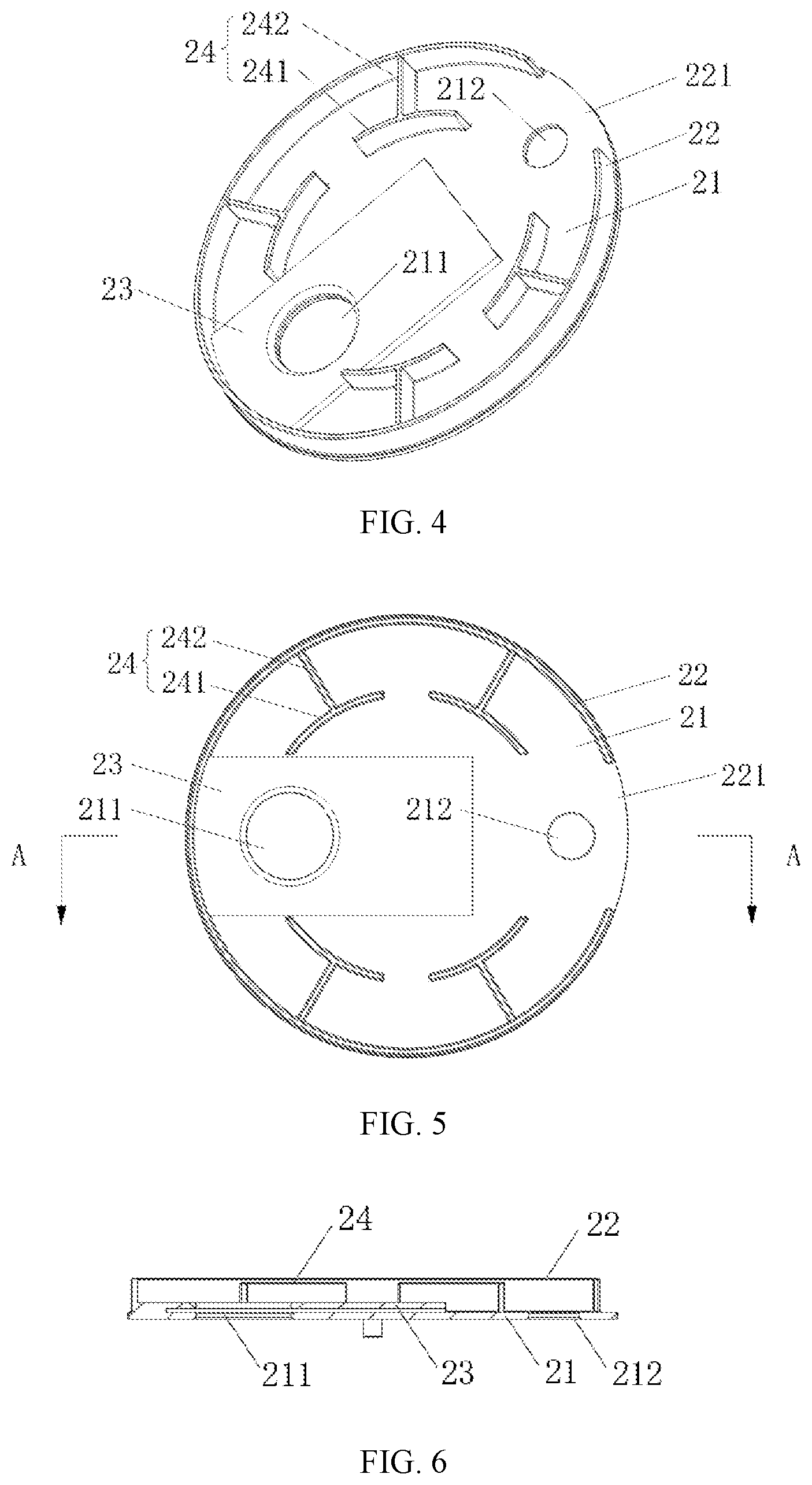 Patent US12562442 Figure 3 – Lid plate and battery