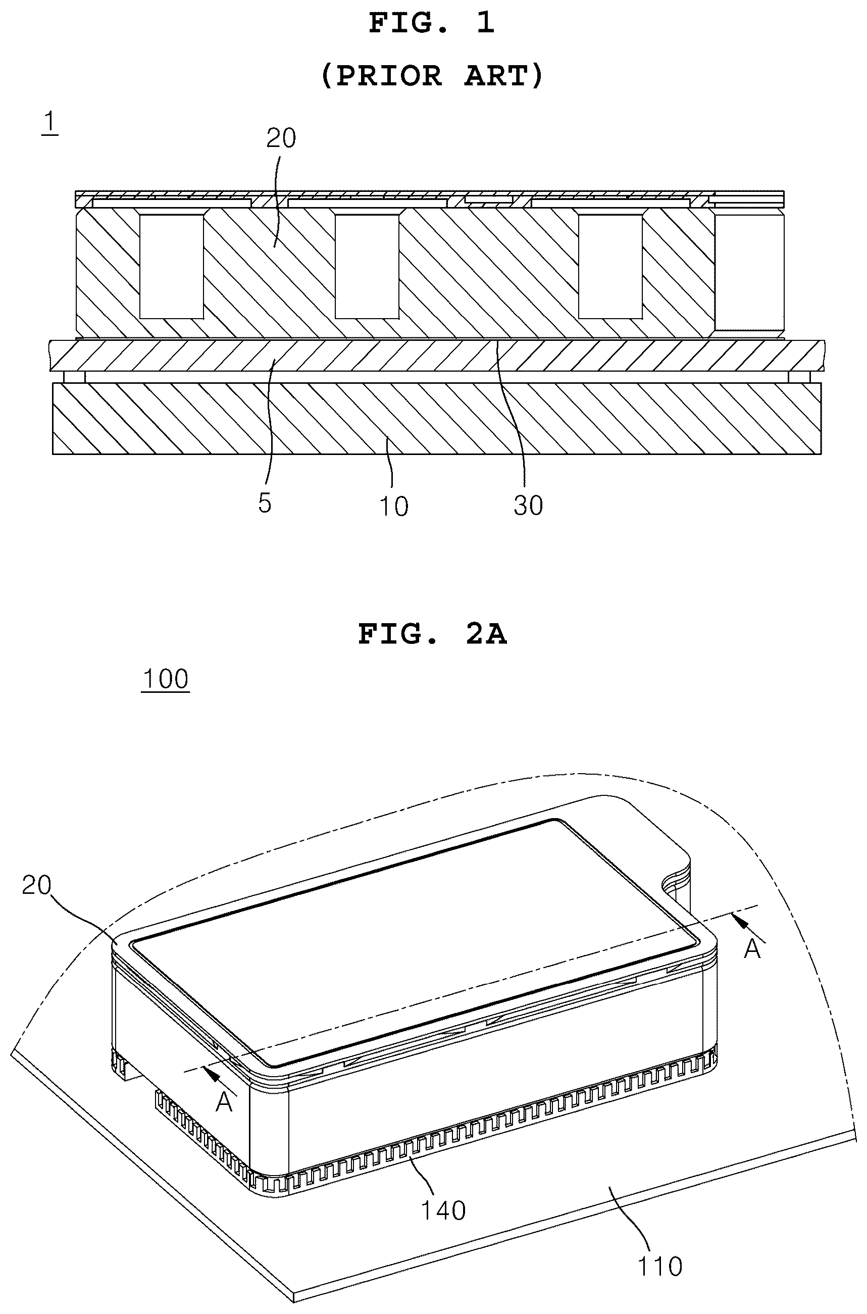 Patent US12562444 Figure 1 – RF filter assembly comprising multiple RF filters mounted on a main board through a metal material filter support member