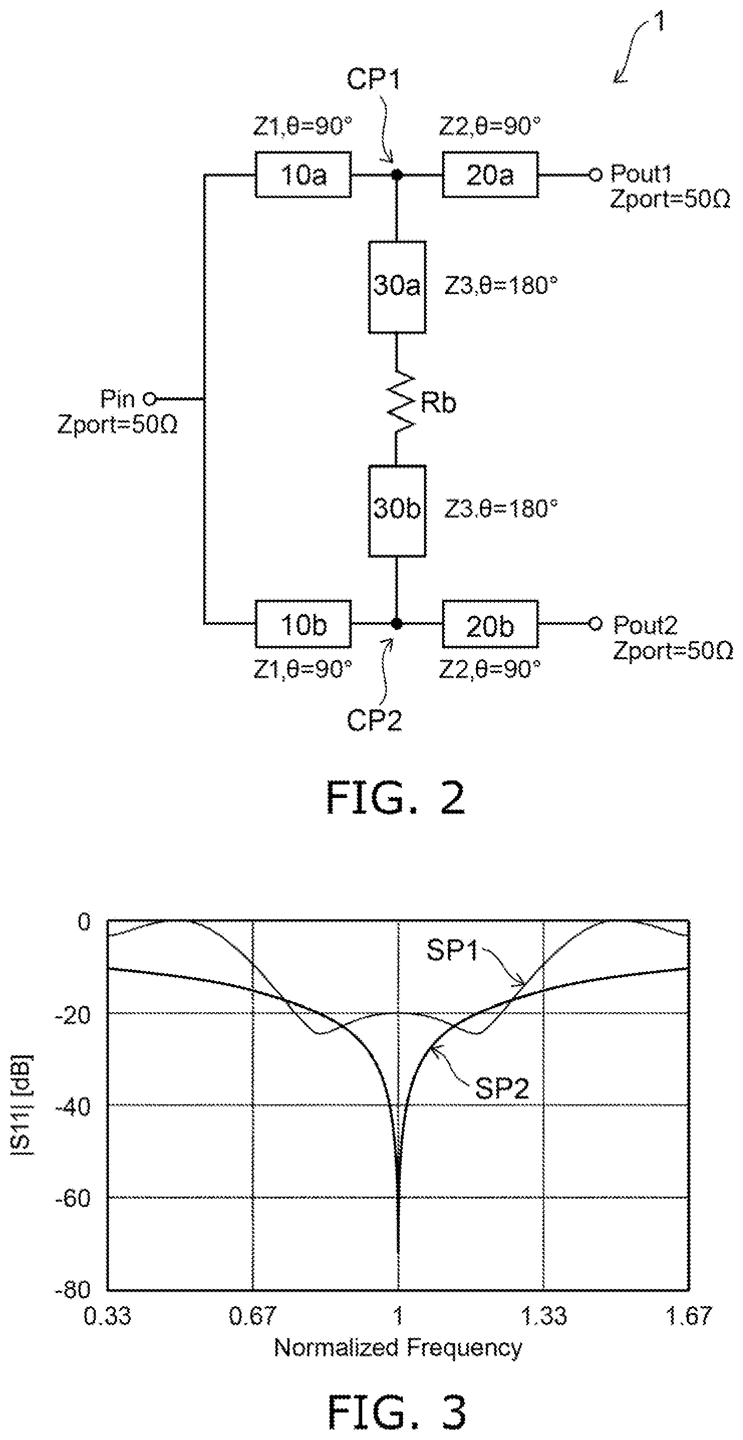 Patent US12562448 Figure 2 – High frequency power divider