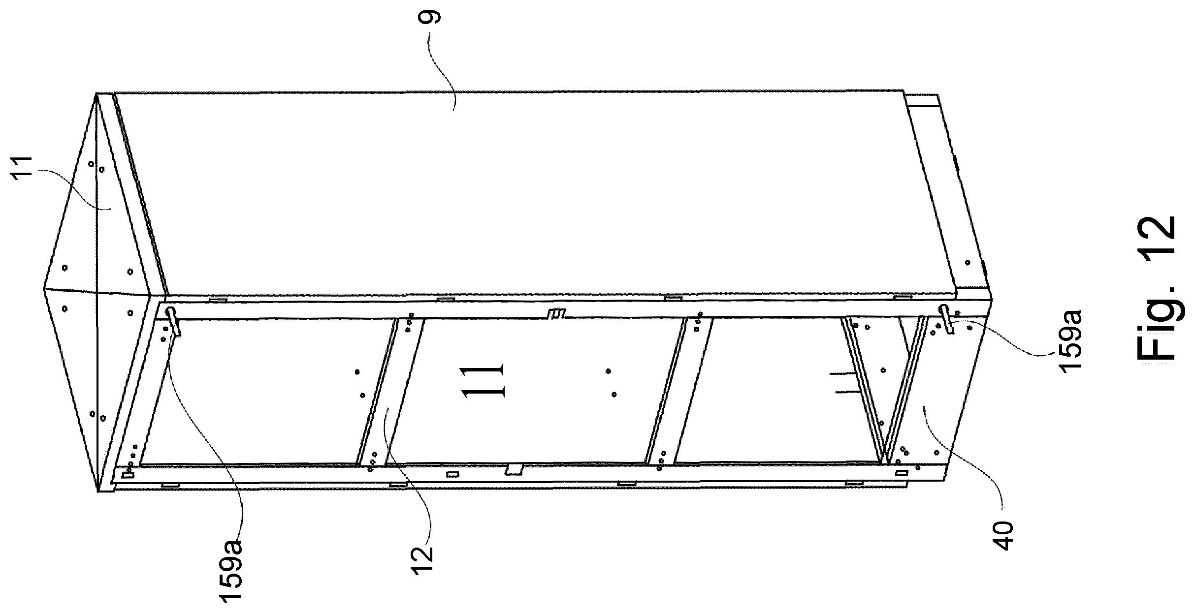 Patent US12562449 Figure 12 – Mast infrastructure element and support module