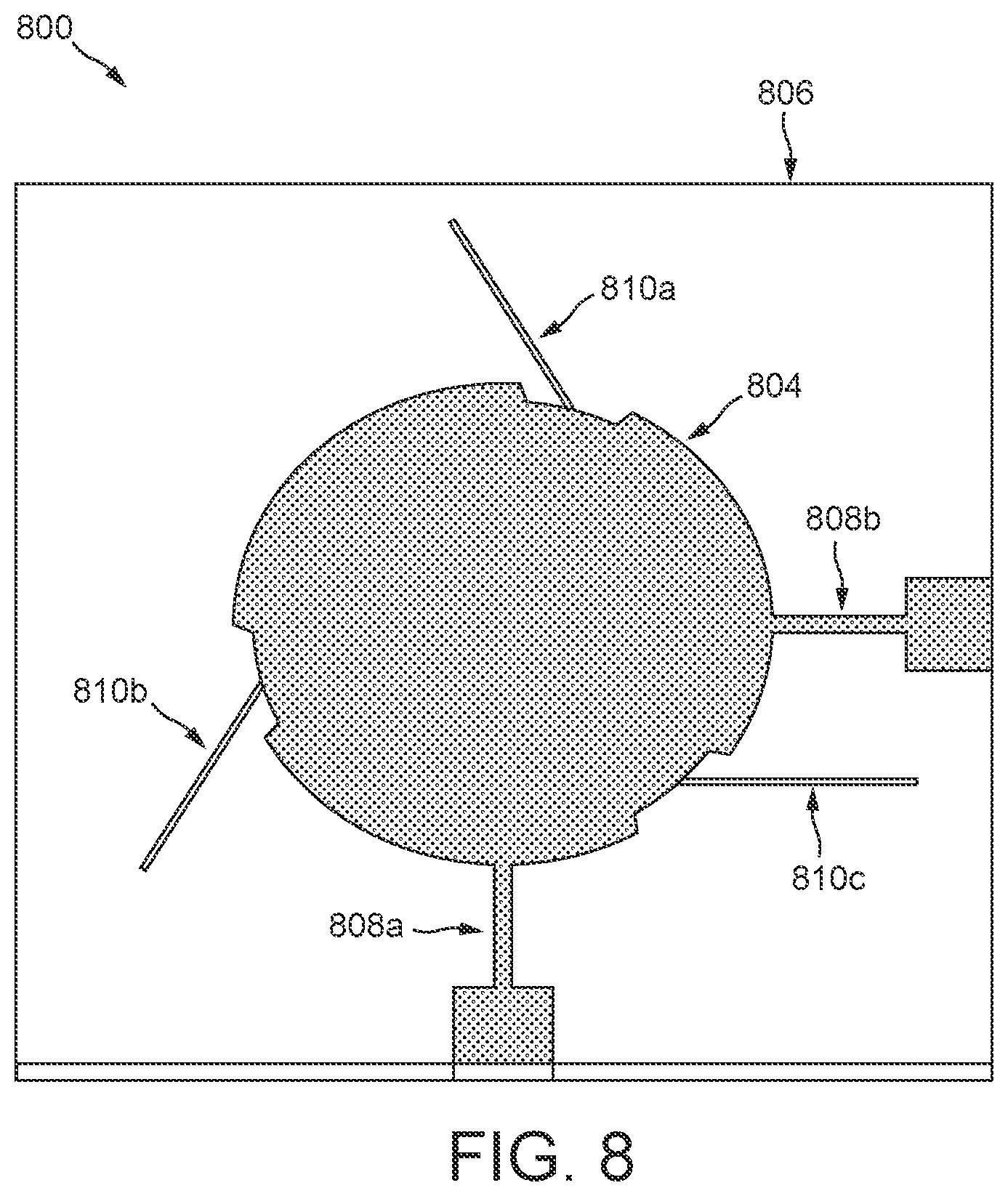 Patent US12562450 Figure 8 – GNSS antenna