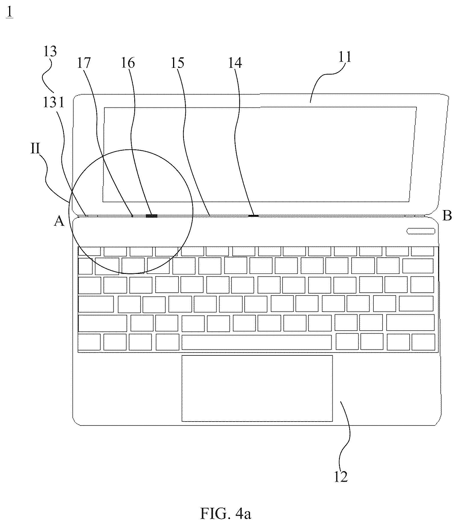 Patent US12562453 Figure 5 – Electronic device