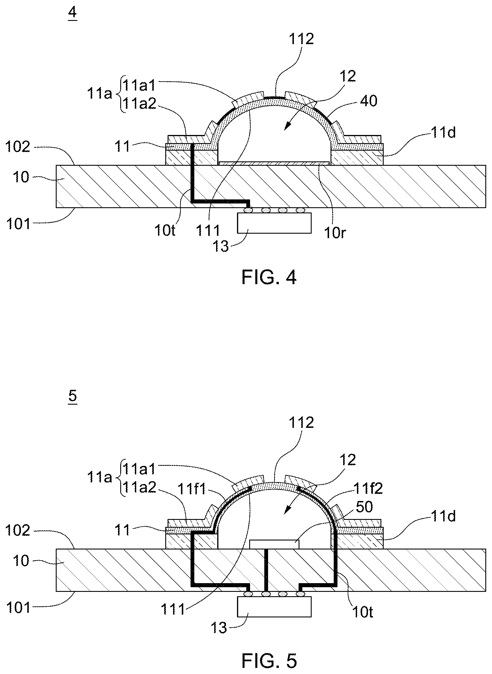 Patent US12562454 Figure 3 – Semiconductor device package