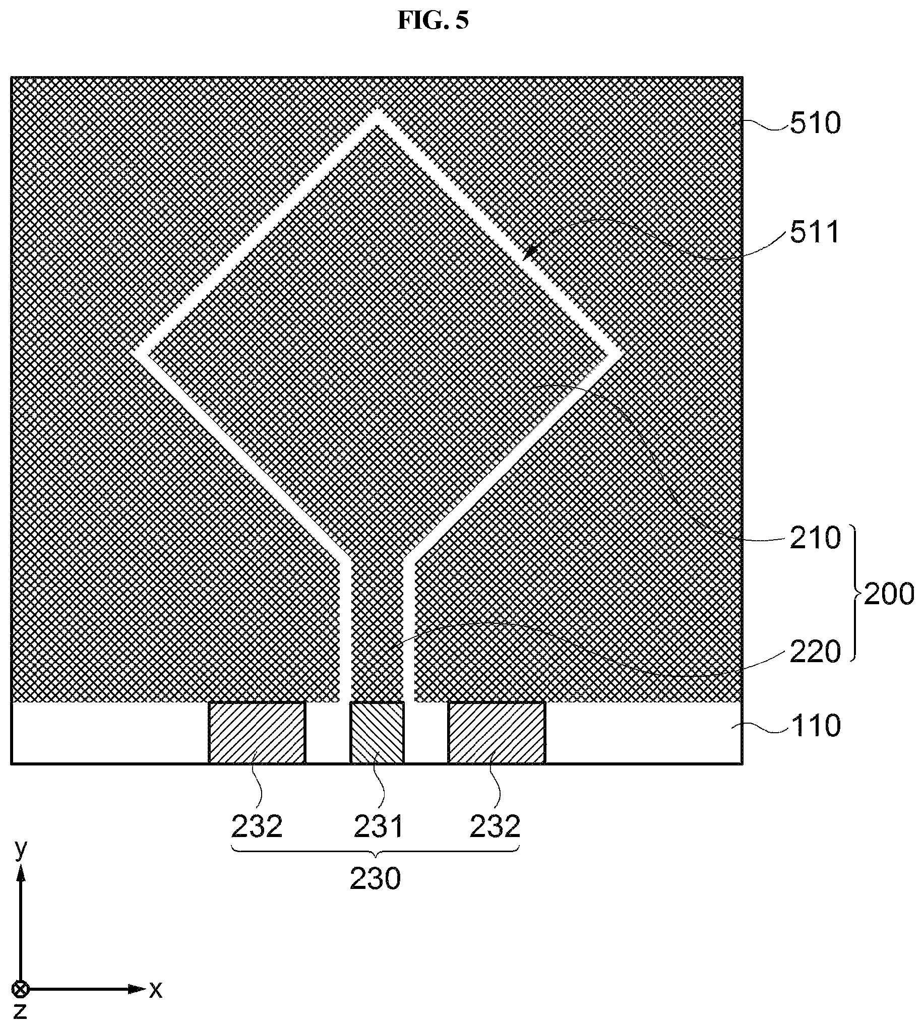 Patent US12562459 Figure 5 – Antenna device and display device including the same