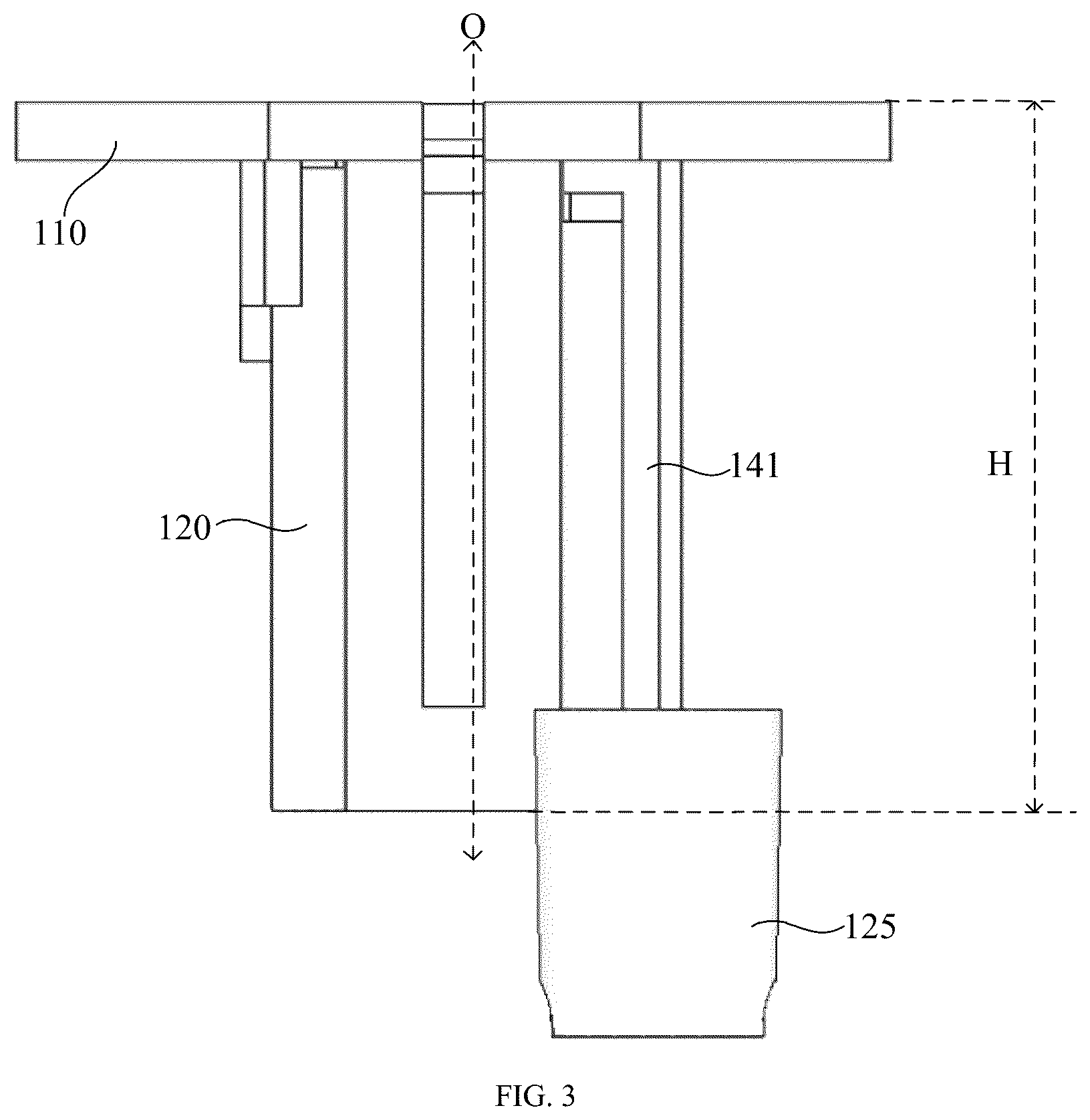 Patent US12562463 Figure 3 – High-frequency radiation unit and multi-frequency base station antenna