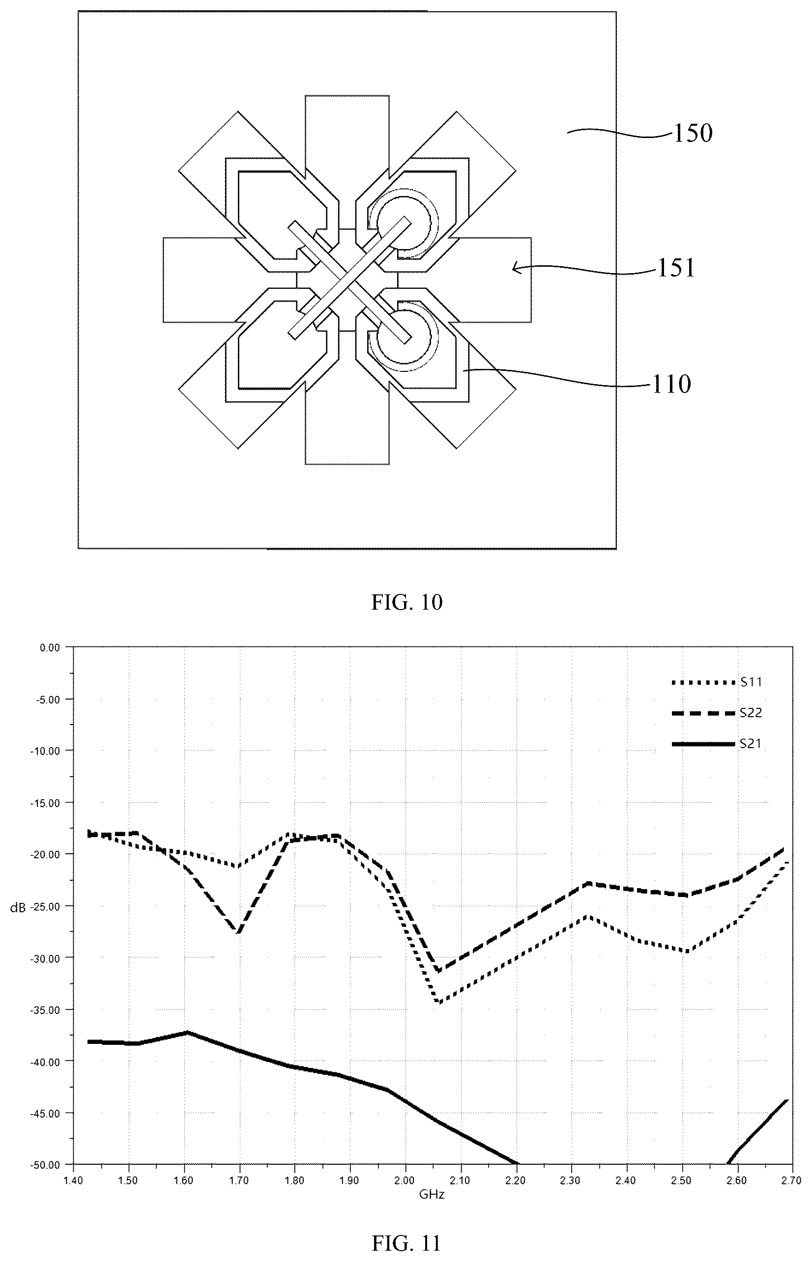 Patent US12562463 Figure 10 – High-frequency radiation unit and multi-frequency base station antenna