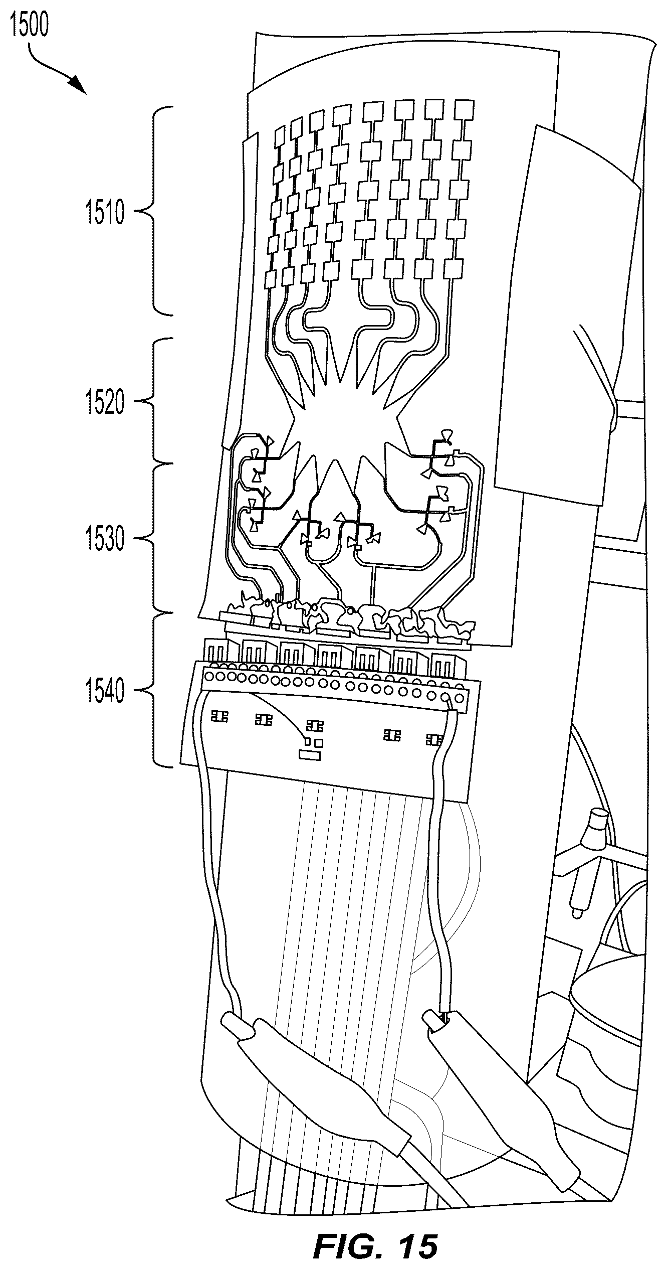 Patent US12562464 Figure 15 – High gain and large beamwidth Rotman-Lens-based and mm-wave energy harvester systems and associated methods