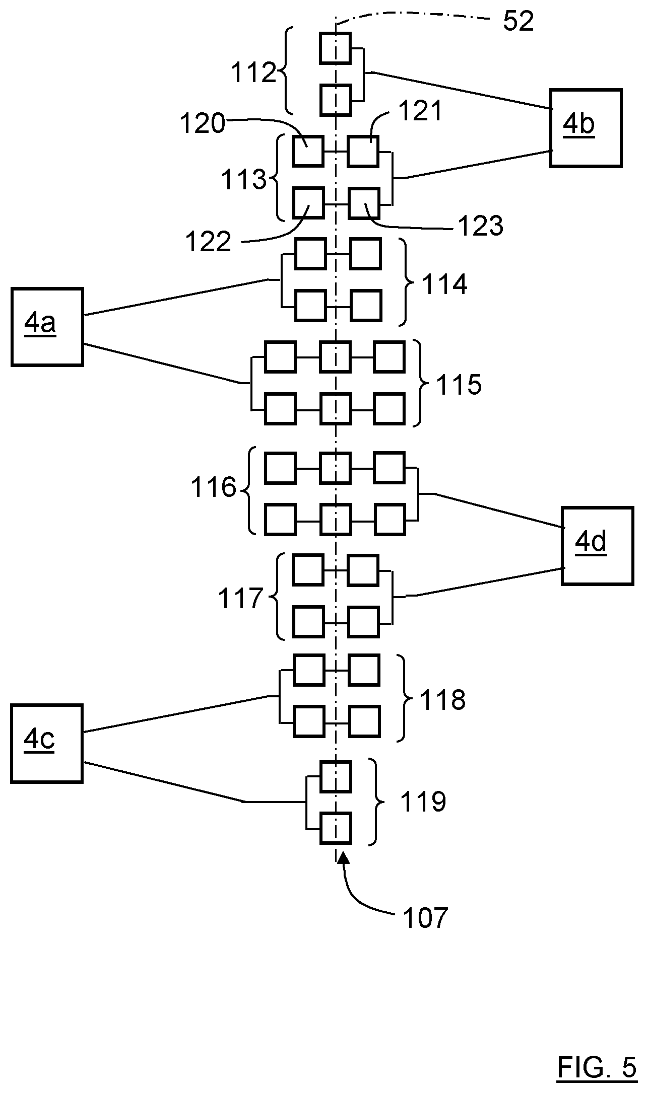 Patent US12562465 Figure 4 – Vehicle radar sensor unit with increased vertical resolution