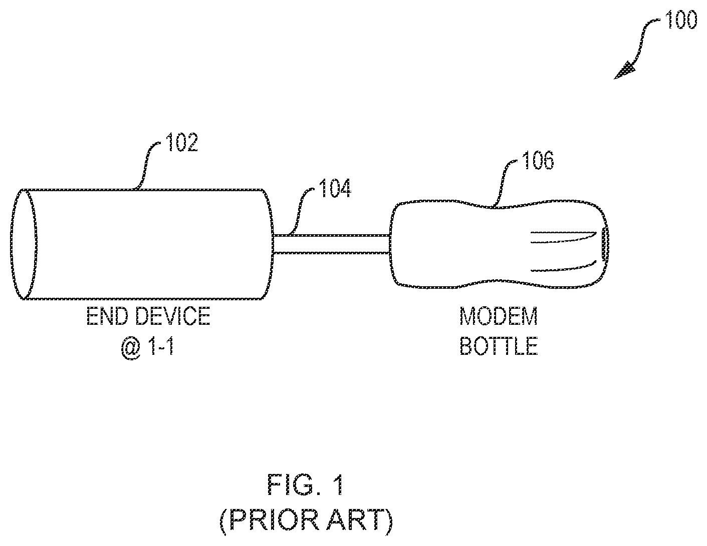 Patent US12562467 Figure 1 – Contactless modem cable