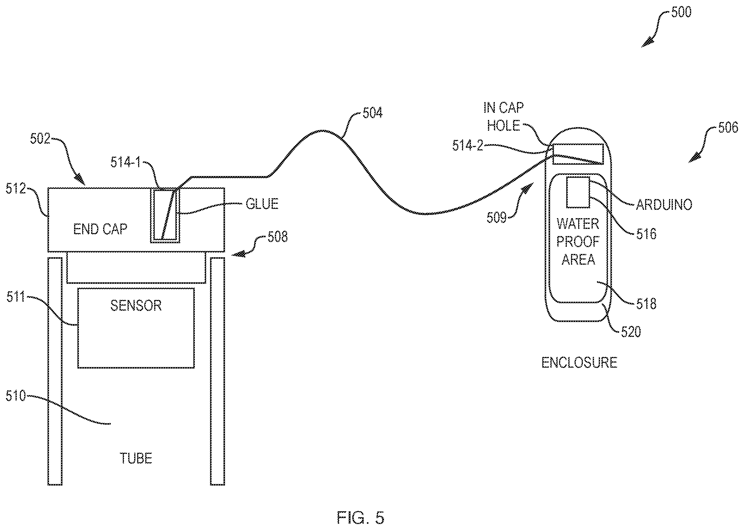 Patent US12562467 Figure 7 – Contactless modem cable