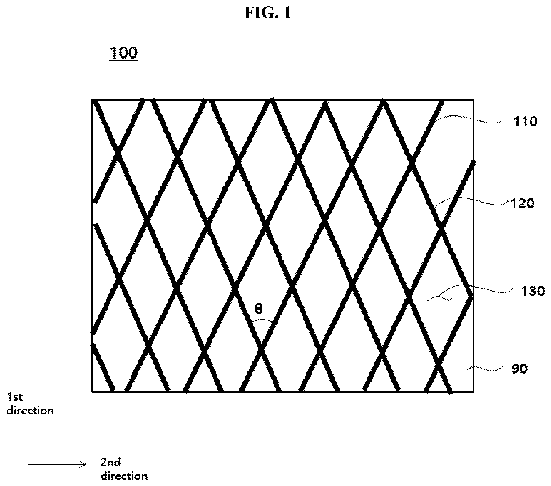 Patent US12562468 — Conductive mesh structure and antenna element comprising same — Figure 1