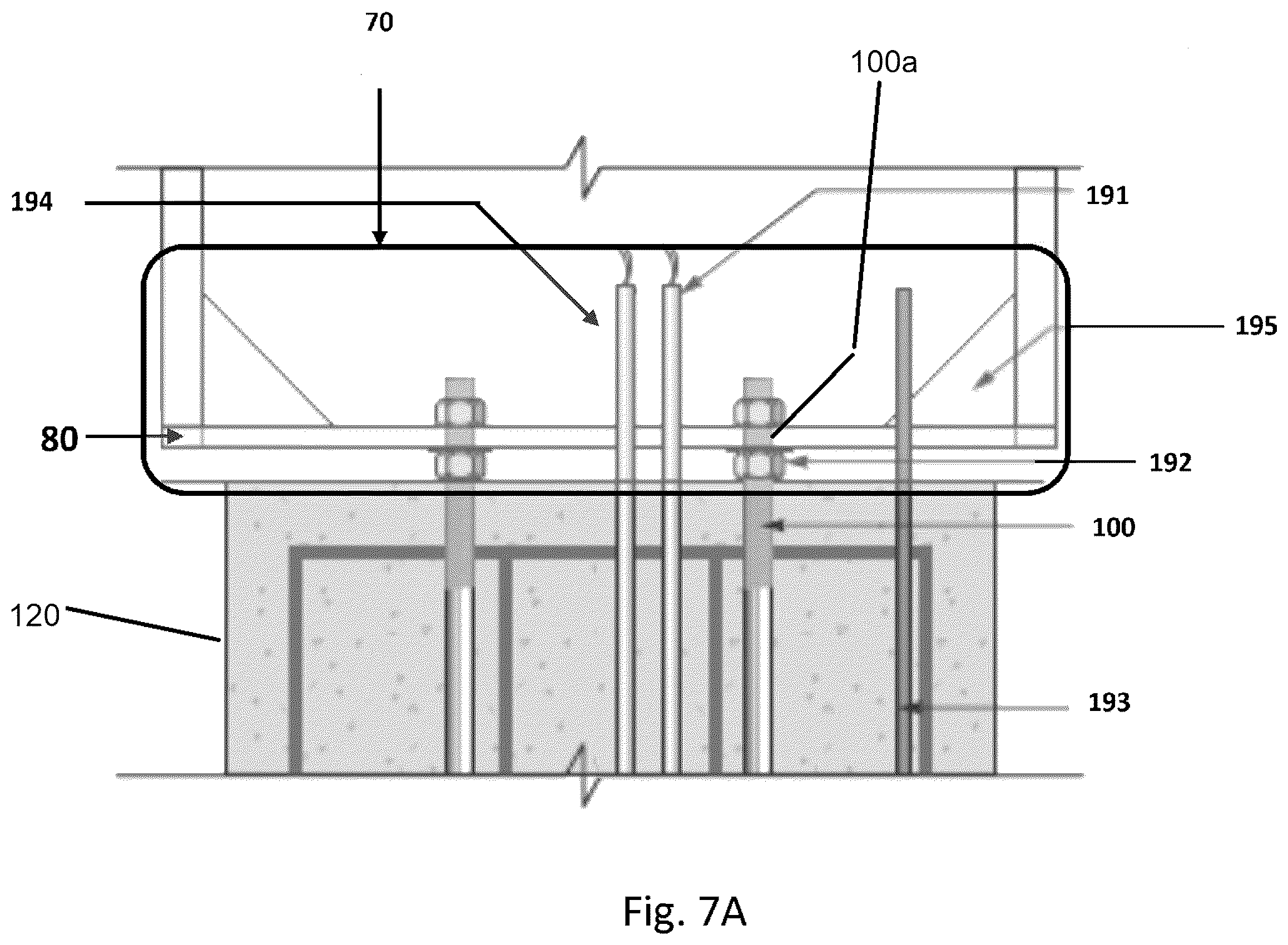 Patent US12562469 Figure 8 – Vertically stacked, integratable, multipurpose platform configurable as wireless base stations