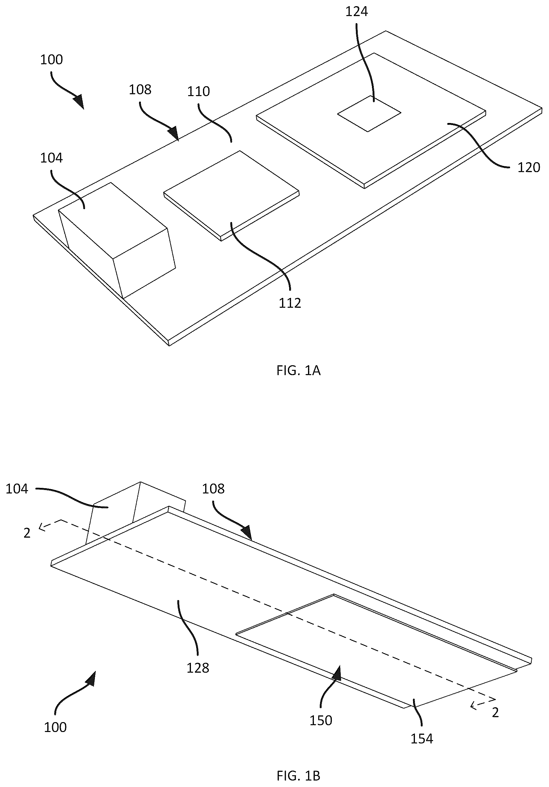 Patent US12562473 Figure 1 – LGA- and BGA-based phased-array millimeter-wave antennas