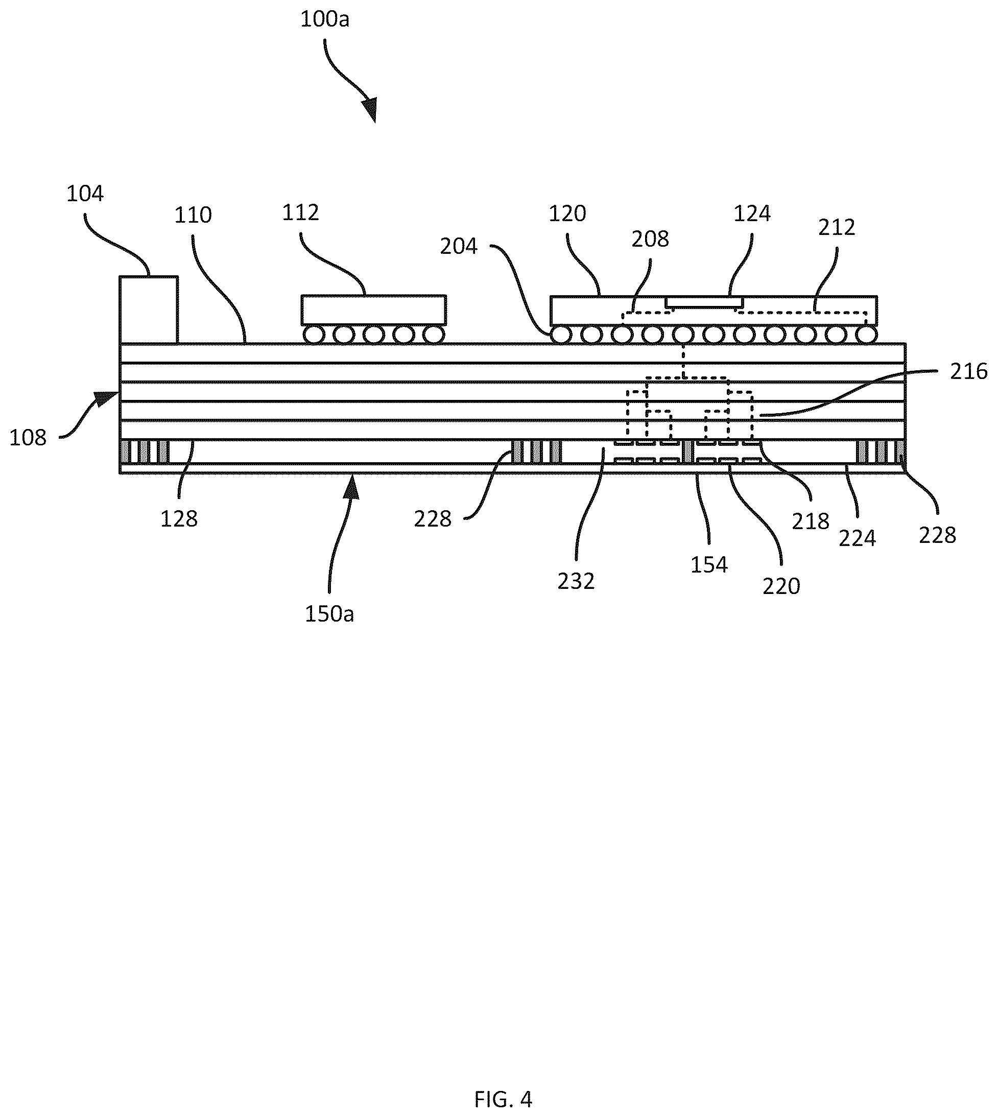 Patent US12562473 Figure 4 – LGA- and BGA-based phased-array millimeter-wave antennas