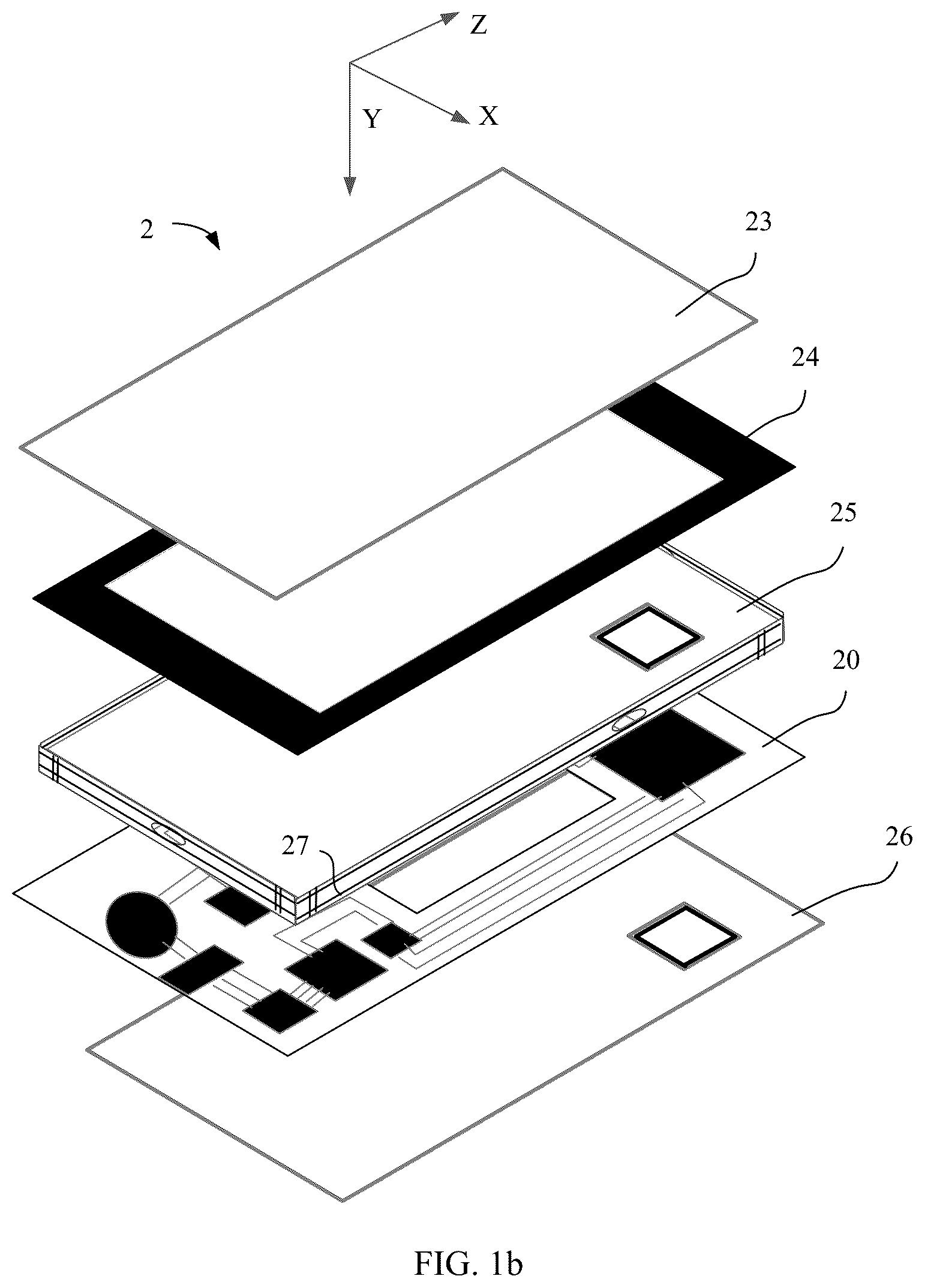 Patent US12562477 Figure 2 – Antenna and electronic device