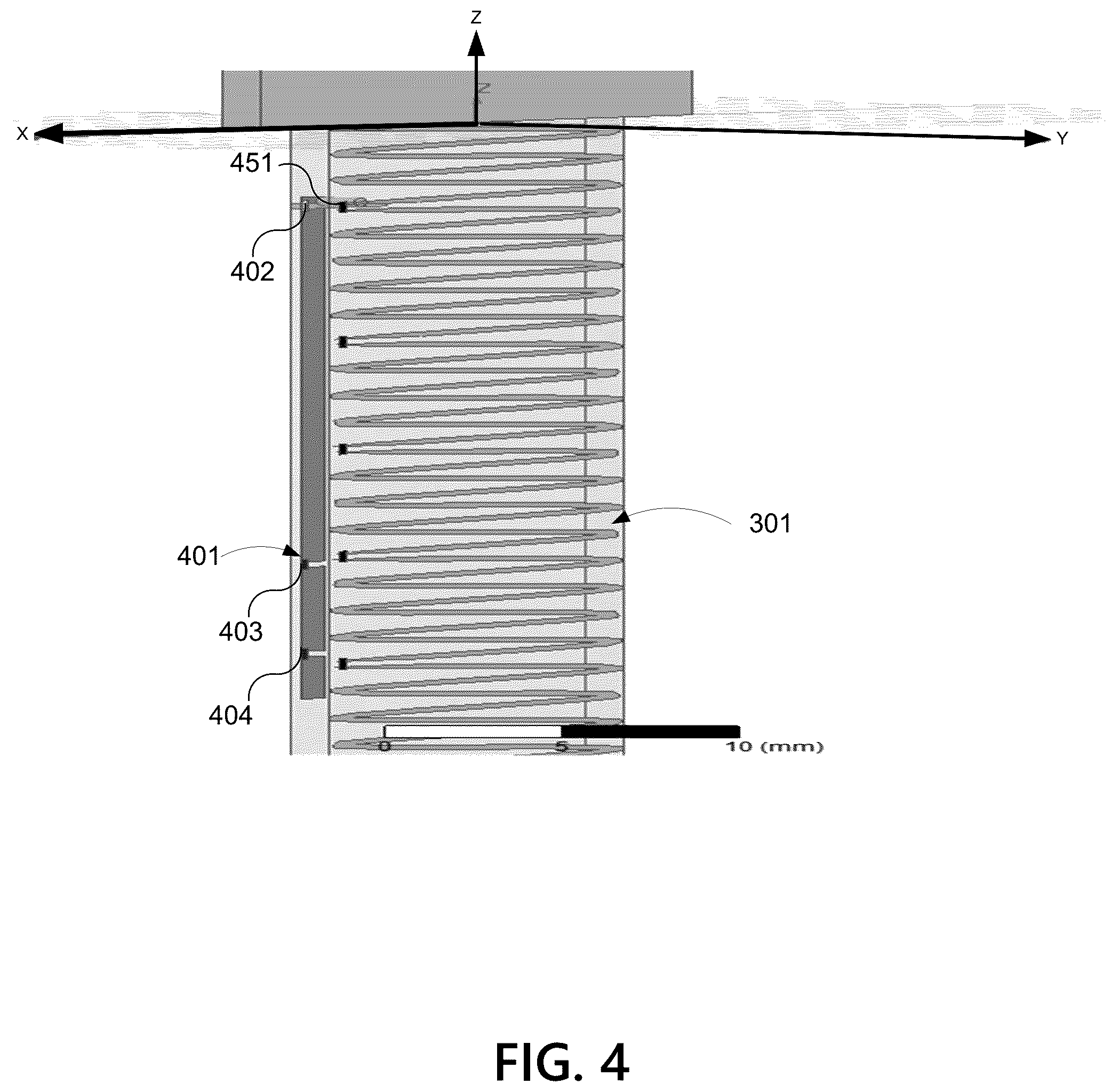 Patent US12562478 Figure 4 – Band selectable geometry for printed circuit board antennas