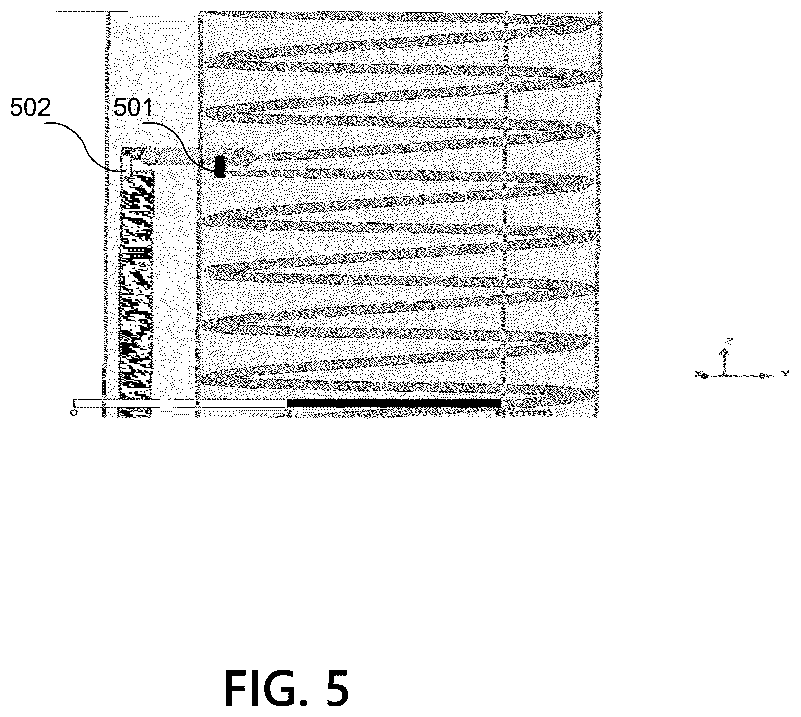 Patent US12562478 Figure 5 – Band selectable geometry for printed circuit board antennas