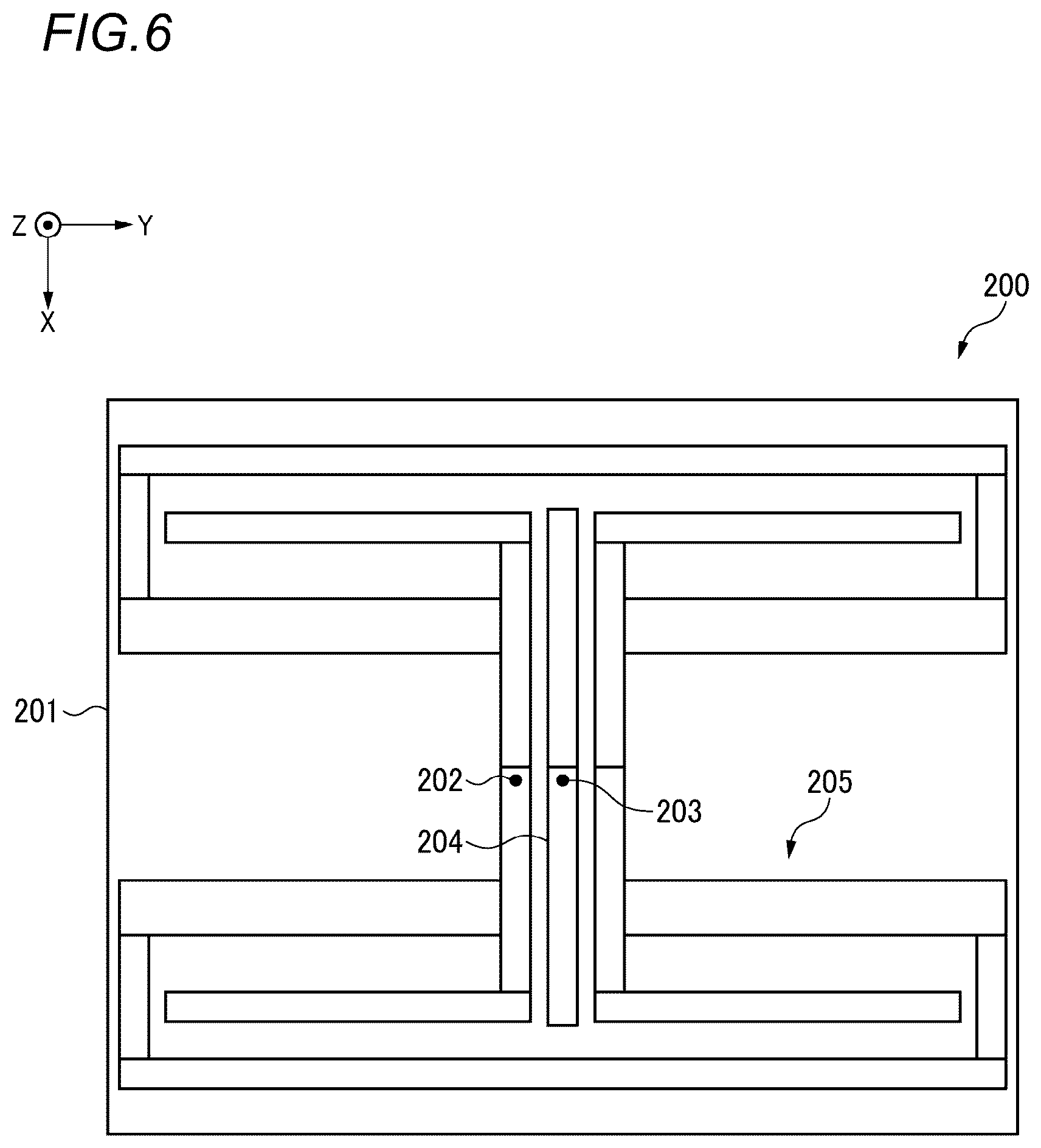 Patent US12562480 Figure 6 – Antenna device and communication device
