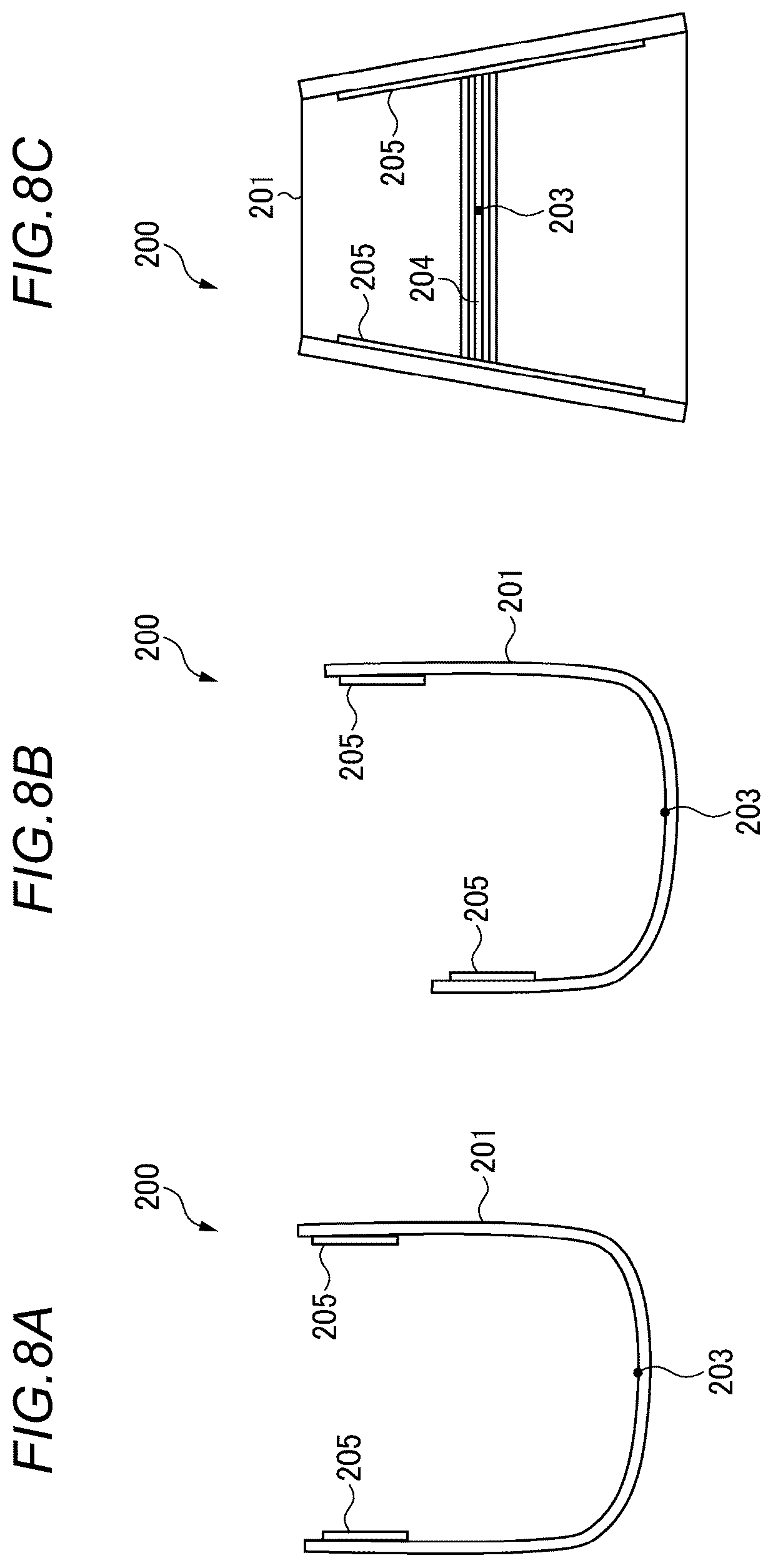 Patent US12562480 Figure 8 – Antenna device and communication device