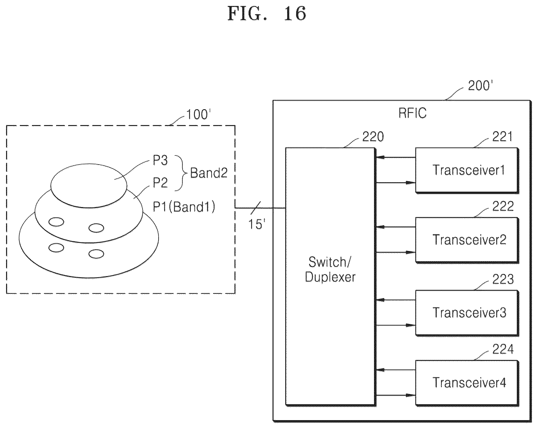 Patent US12562484 Figure 18 – Antenna module and radio frequency apparatus including the same