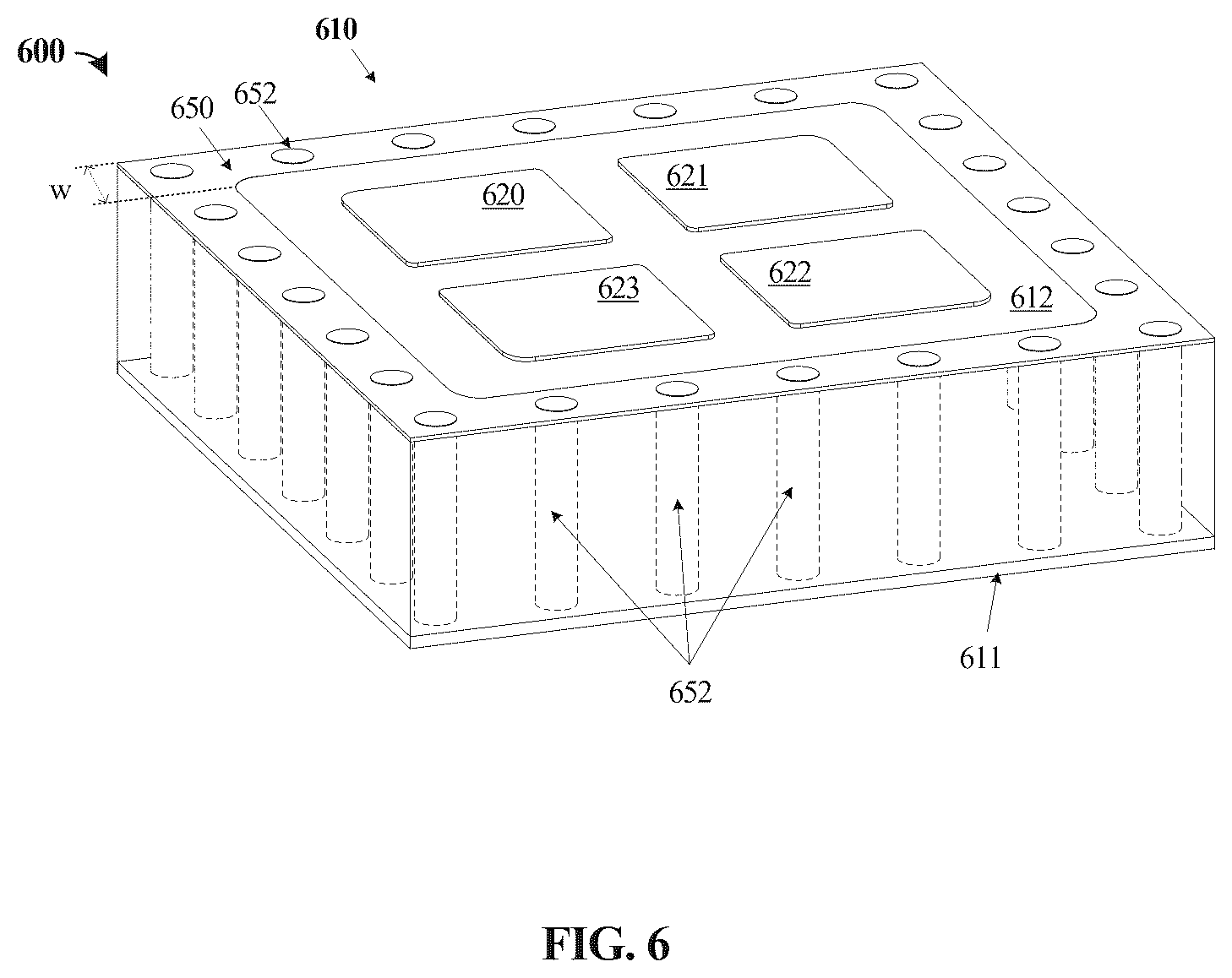 Patent US12562488 Figure 6 – Magneto-electric dipole antenna formed in layered stackup