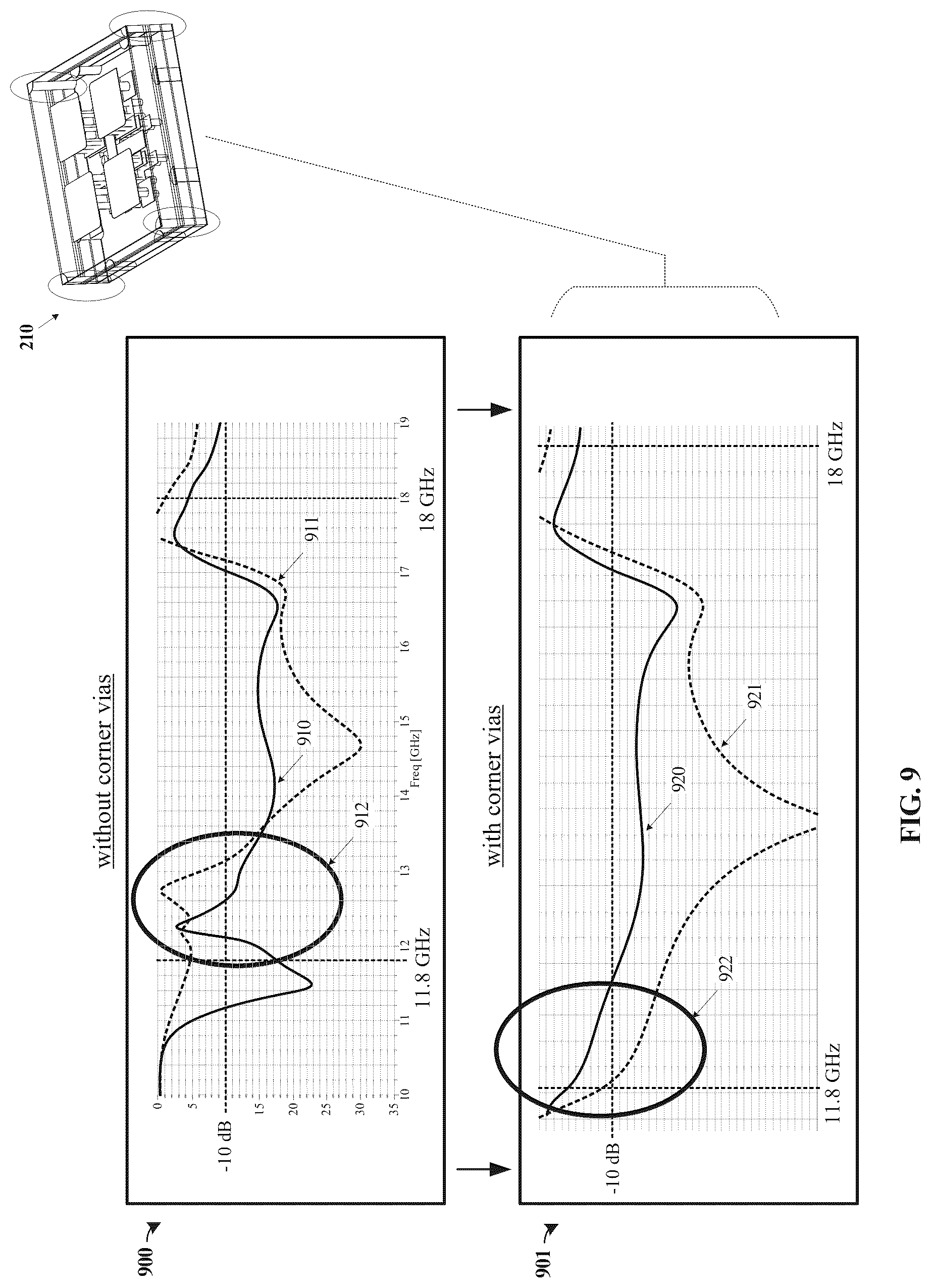 Patent US12562488 Figure 9 – Magneto-electric dipole antenna formed in layered stackup