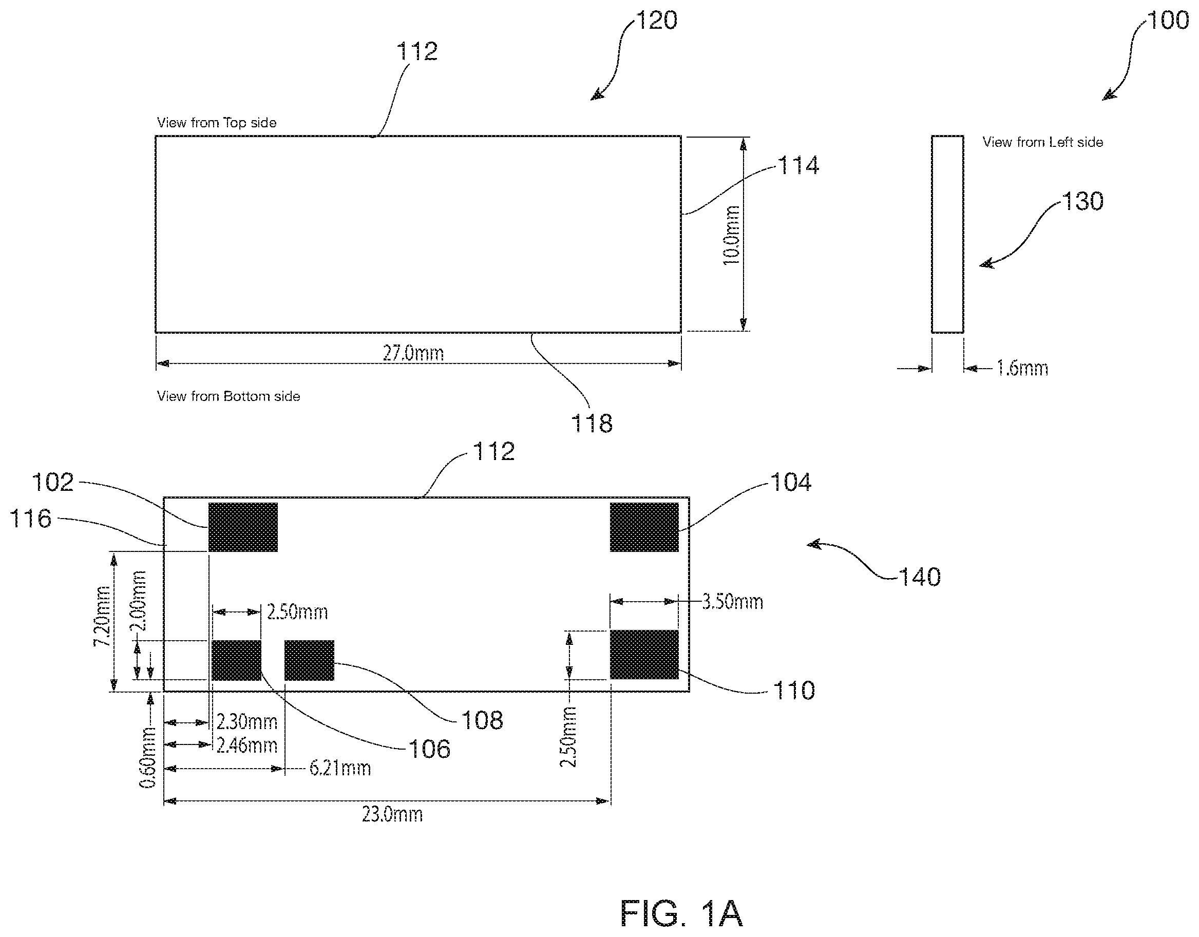 Patent US12562490 Figure 1 – Miniaturized long-term evolution antenna