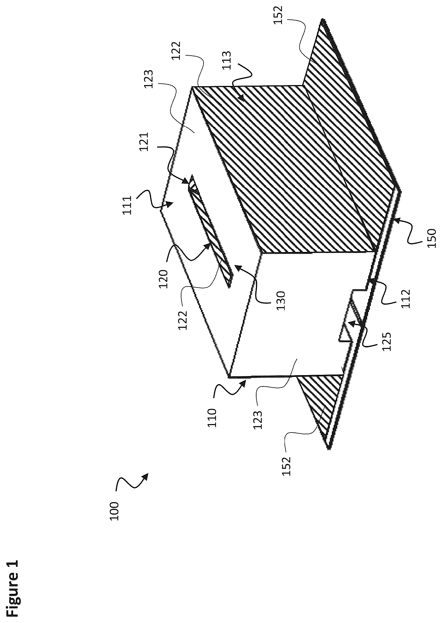 Patent US12562492 Figure 1 – Horn antenna device