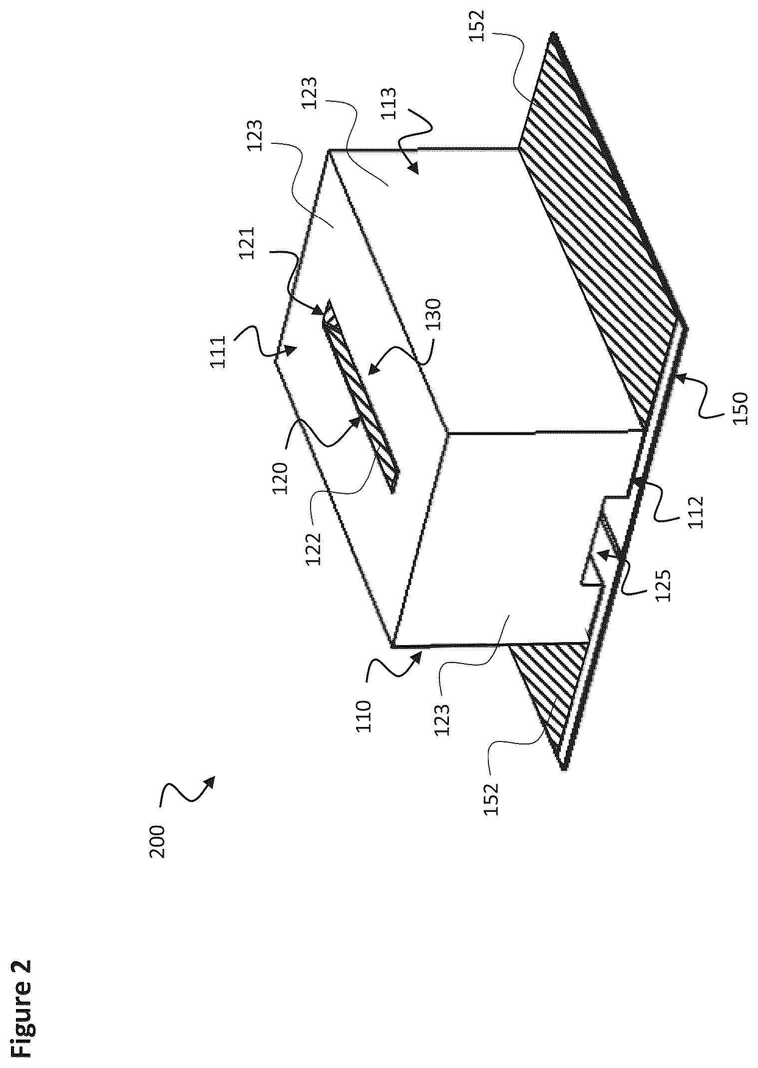 Patent US12562492 Figure 2 – Horn antenna device