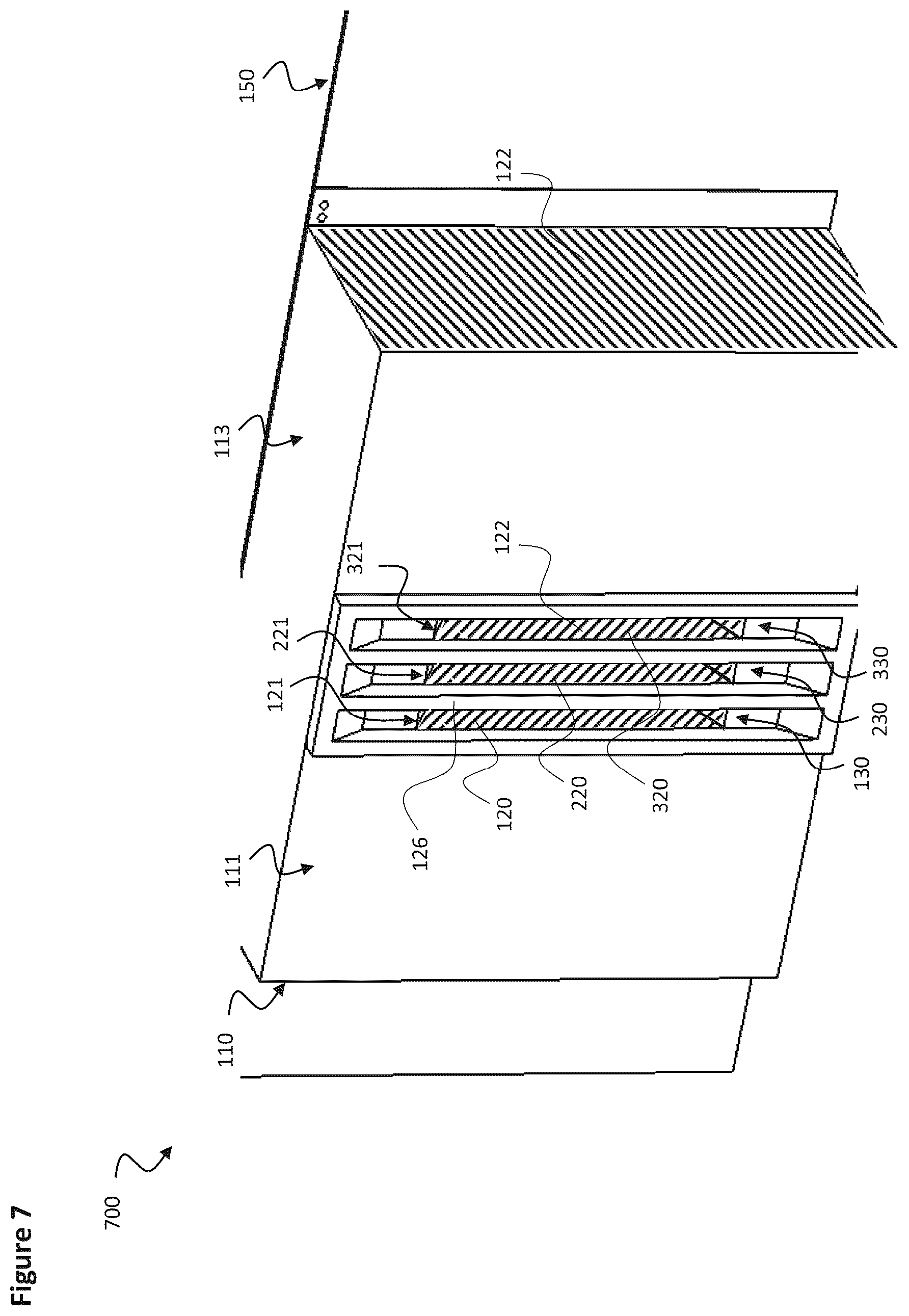 Patent US12562492 Figure 7 – Horn antenna device