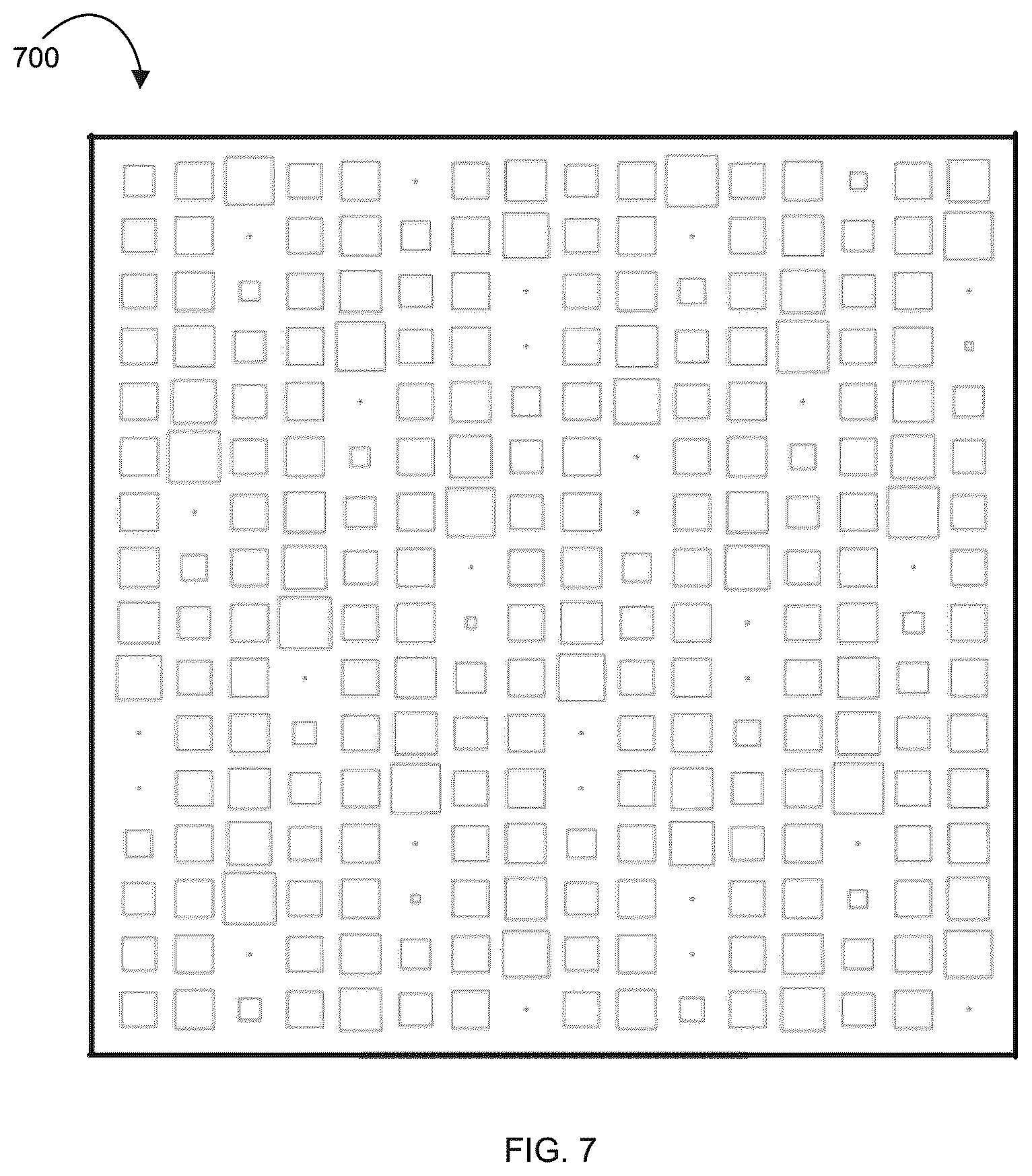 Patent US12562496 Figure 7 – Meta-structure based reflectarrays for enhanced wireless applications