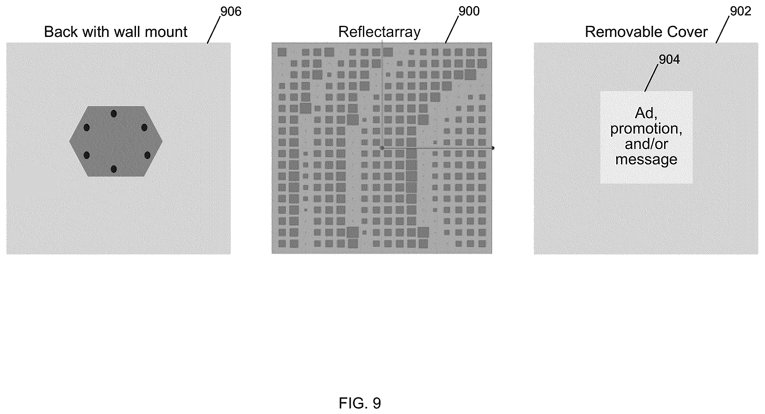 Patent US12562496 Figure 9 – Meta-structure based reflectarrays for enhanced wireless applications
